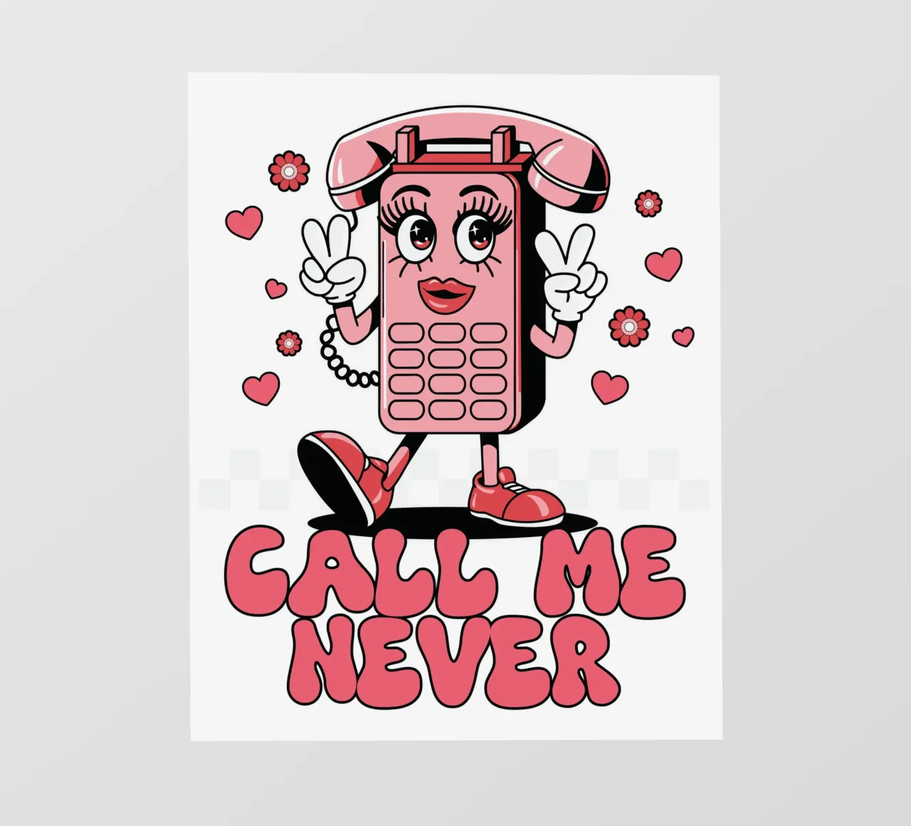 Call Me Never telo in pvc da edsonramosart