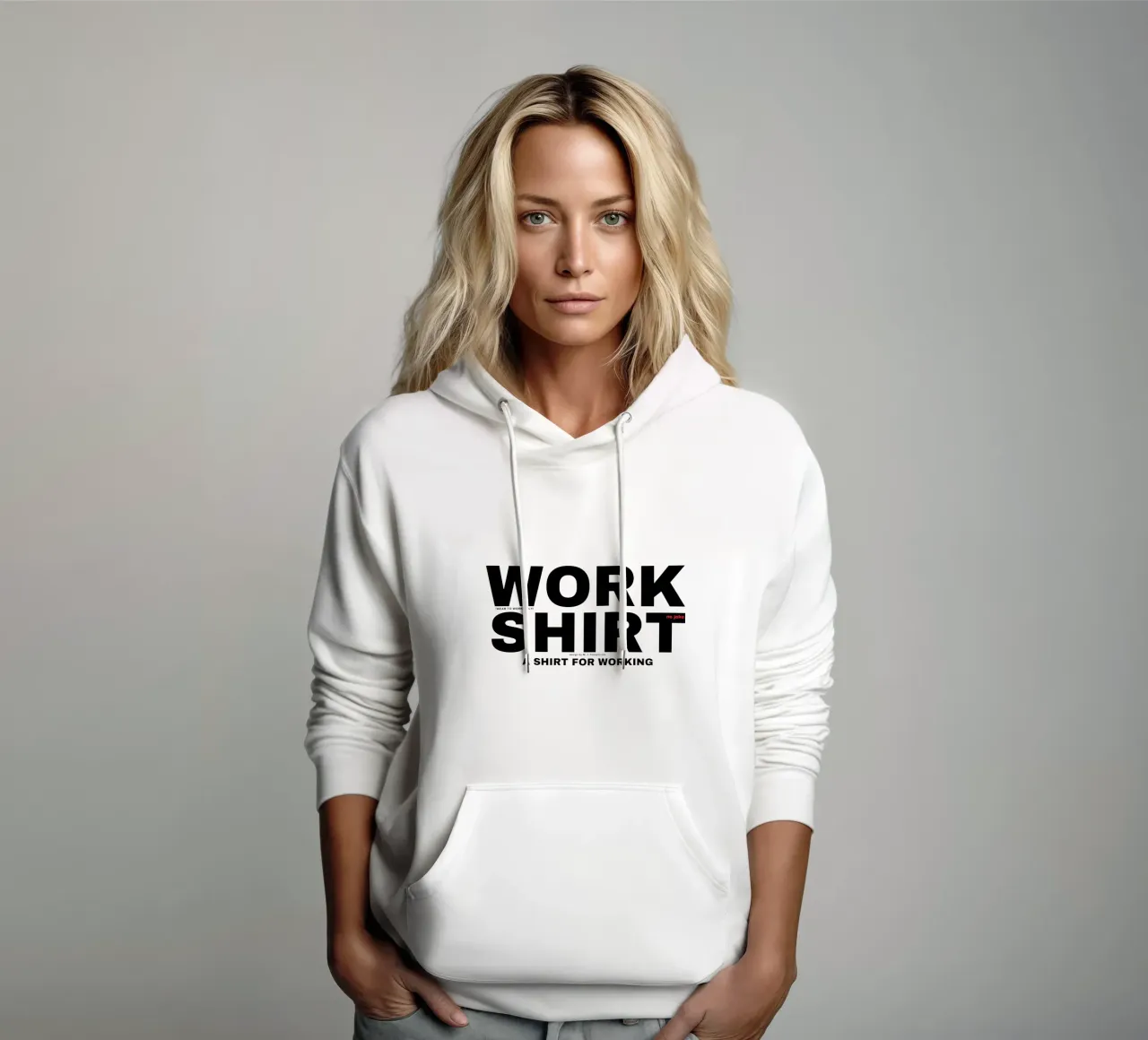 Work_SHirt_The oRigINAL felpa con cappuccio da Crypto_Jungle