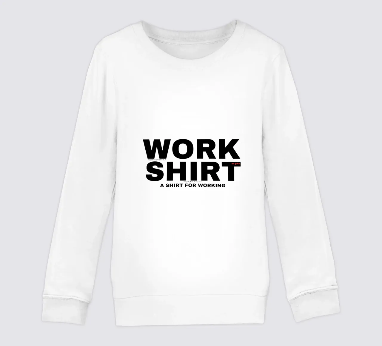 Work_SHirt_The oRigINAL felpa bambino da Crypto_Jungle