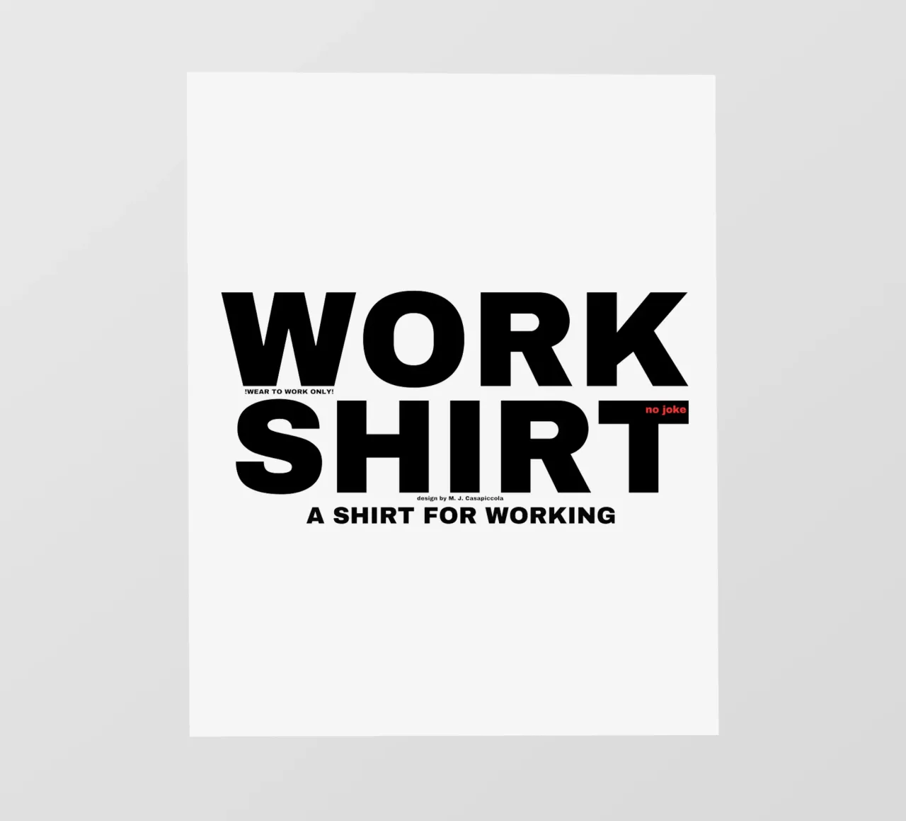 Work_SHirt_The oRigINAL pellicola backlit da Crypto_Jungle
