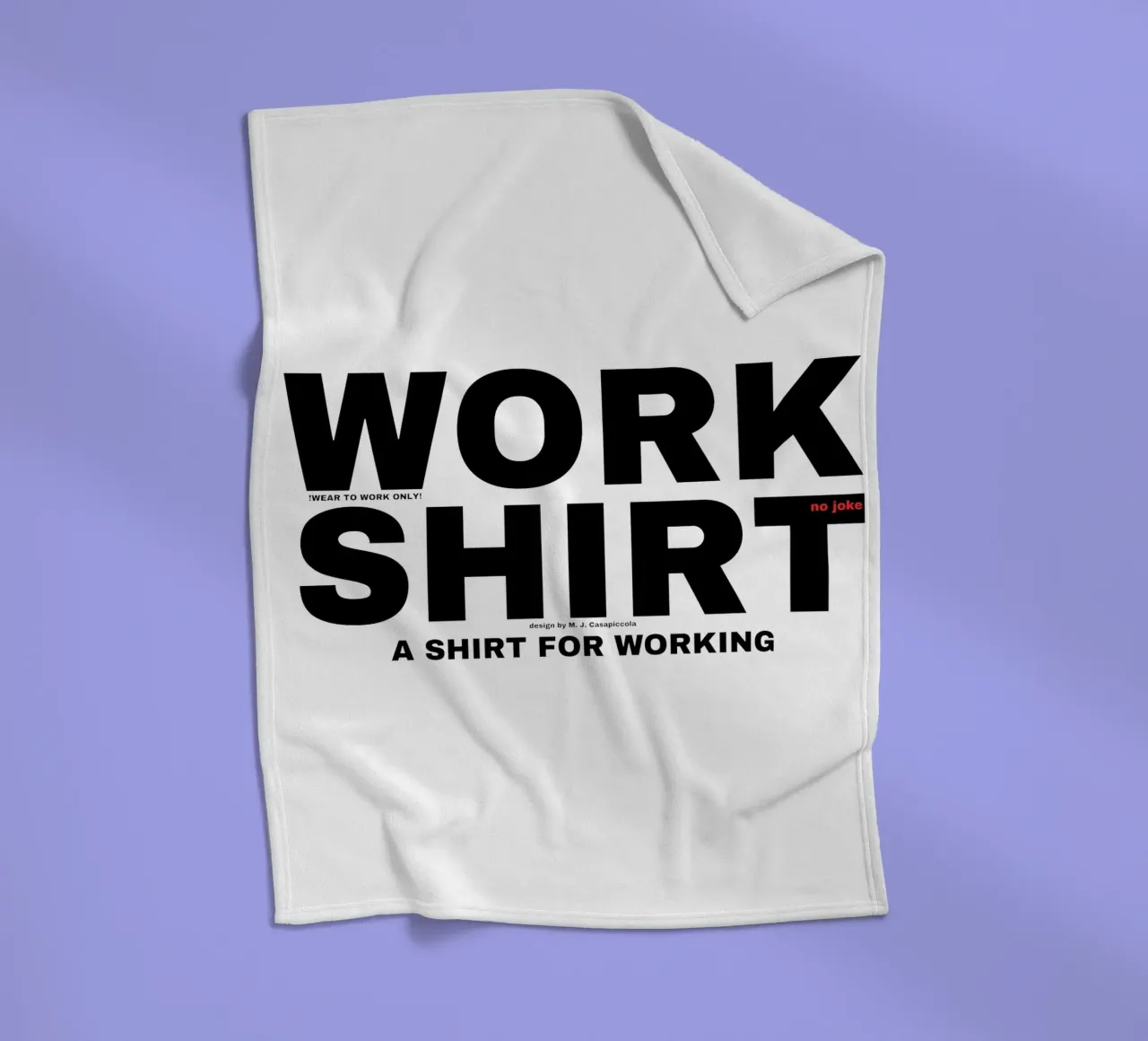 Work_SHirt_The oRigINAL fleece blanket by Crypto_Jungle