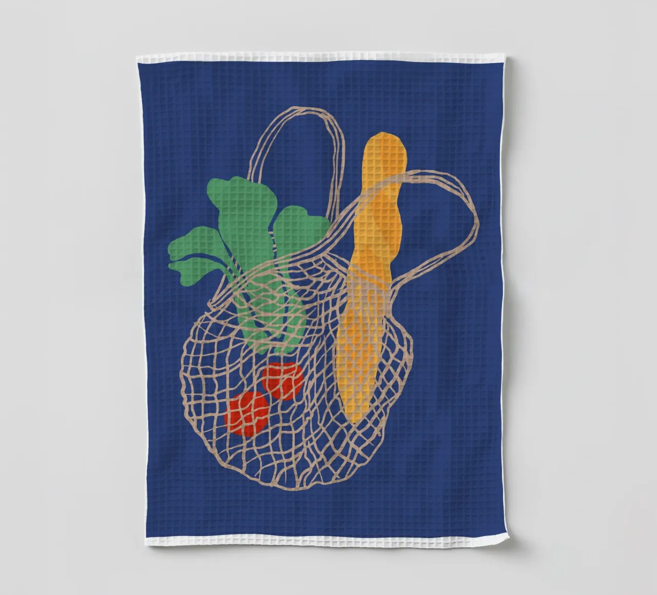Borsa della spesa, Pane e verdure canovaccio da cucina da Peaches Art Prints