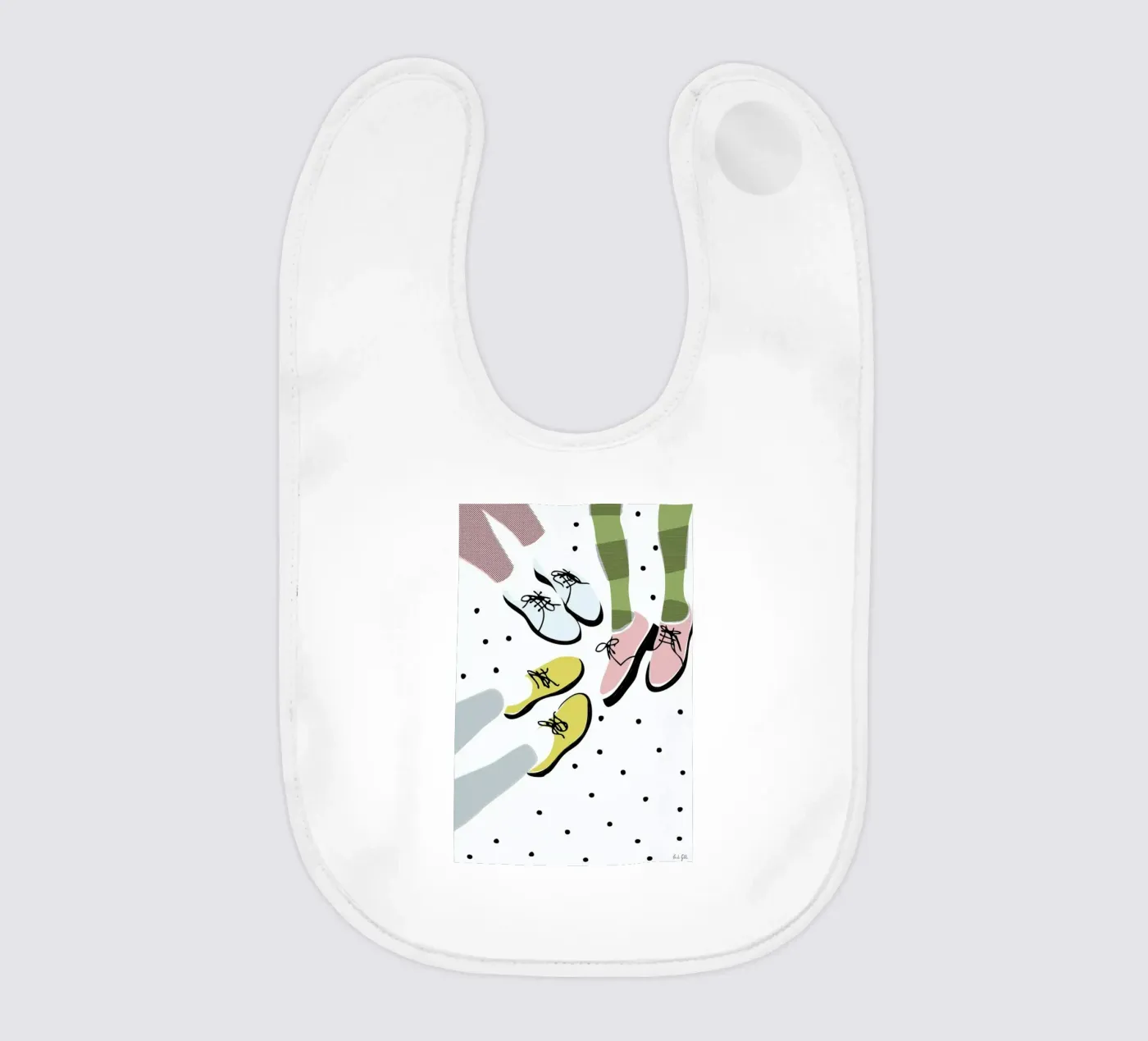 Three Pairs Babylätzchen von Linda Gobeta