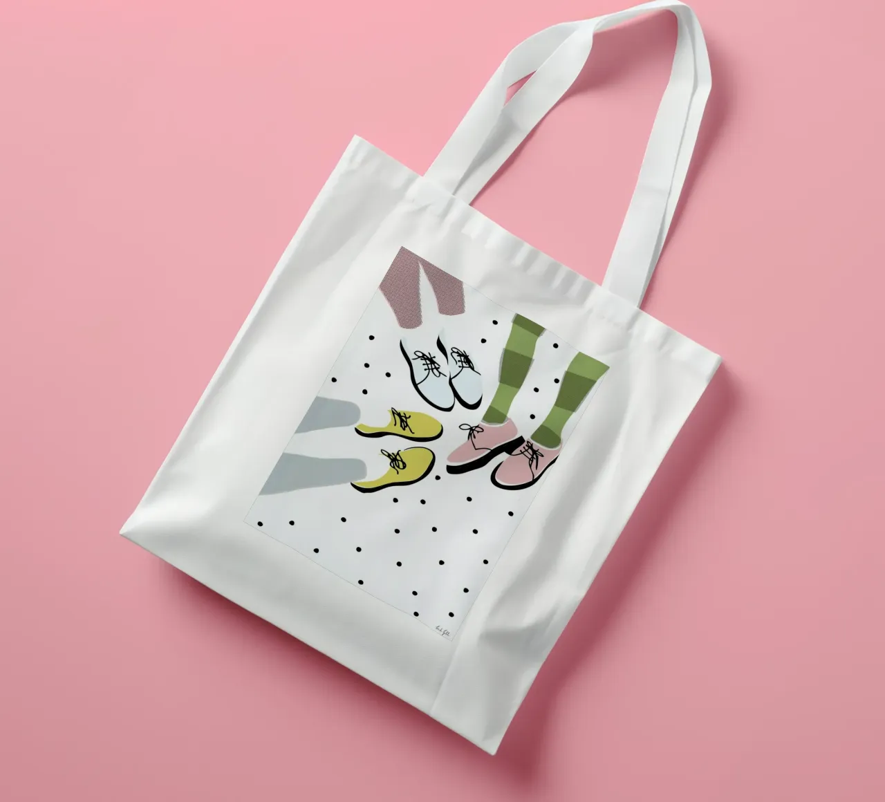 Three Pairs tote bag by Linda Gobeta