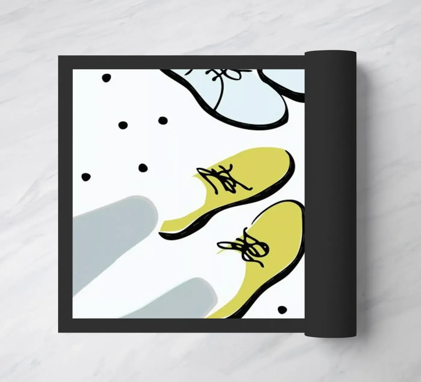 Three Pairs doormat by Linda Gobeta