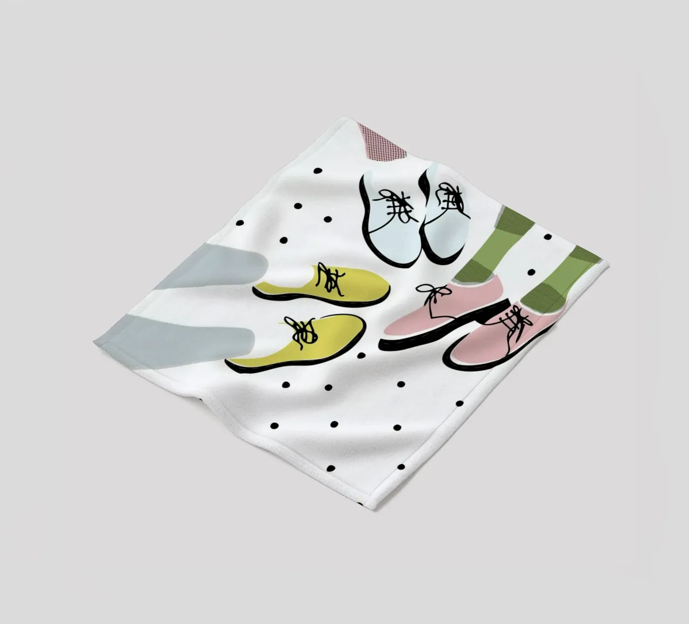 Three Pairs fleecedeken van Linda Gobeta