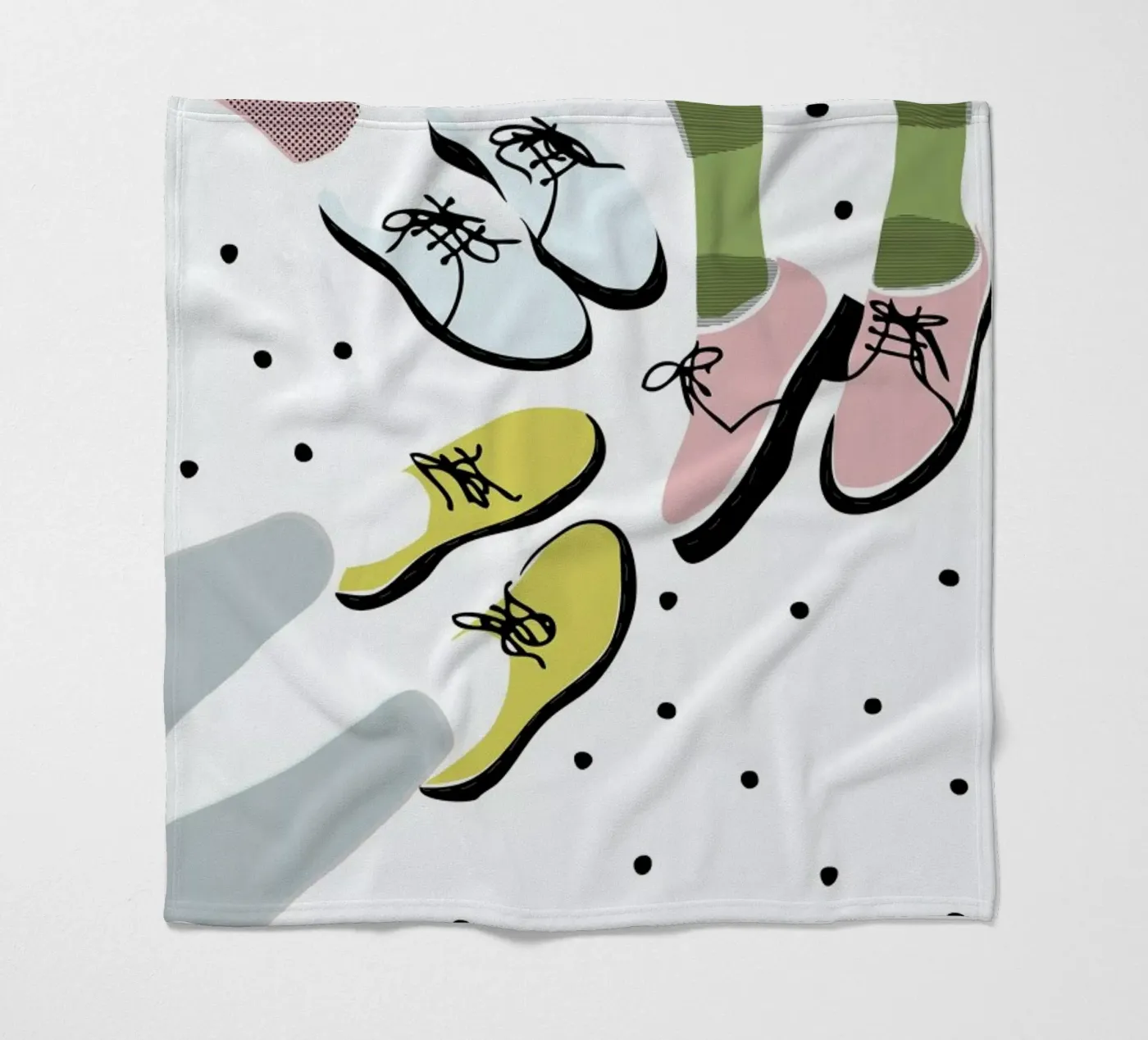 Three Pairs fleecedeken van Linda Gobeta