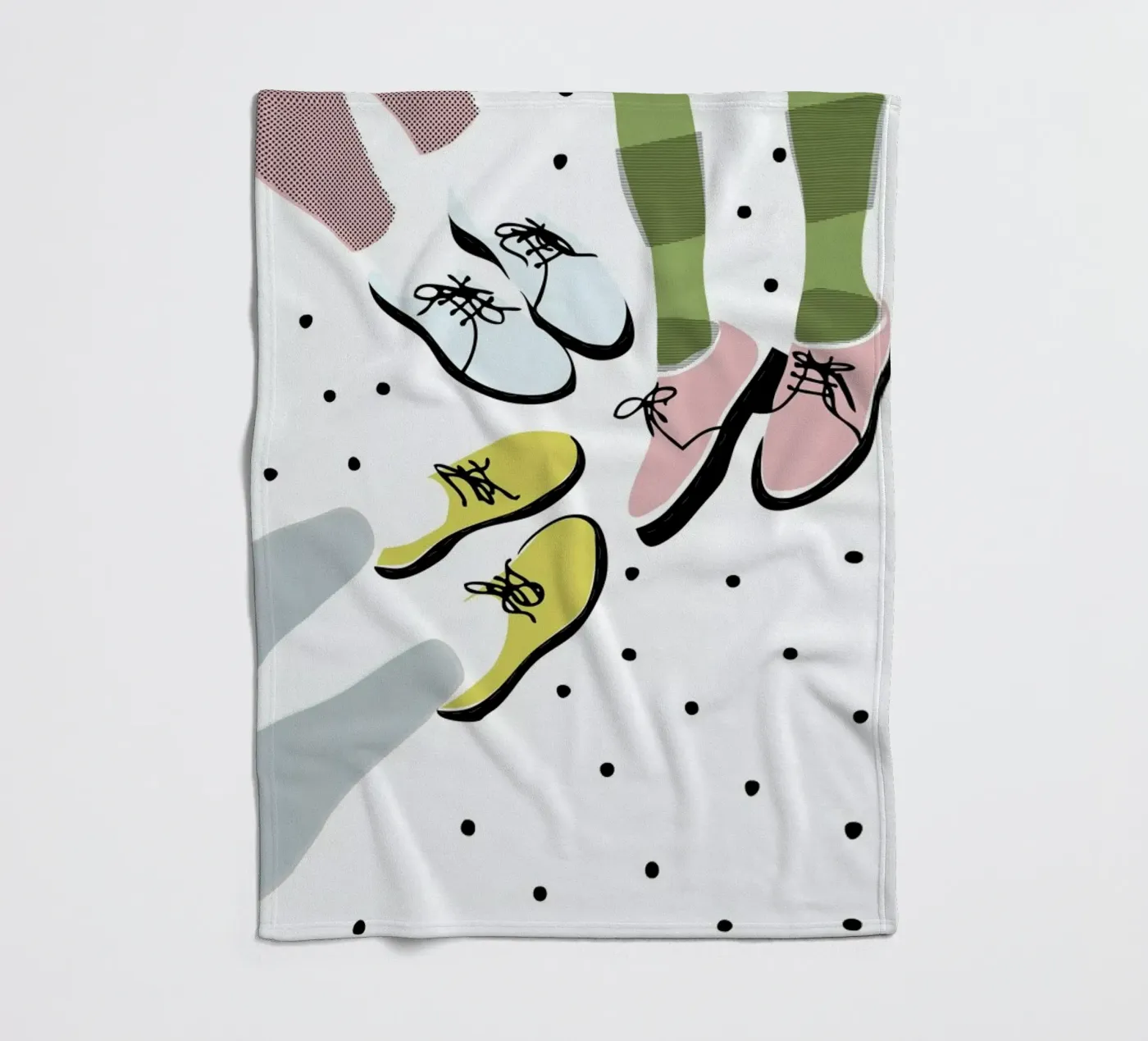 Three Pairs fleecedeken van Linda Gobeta
