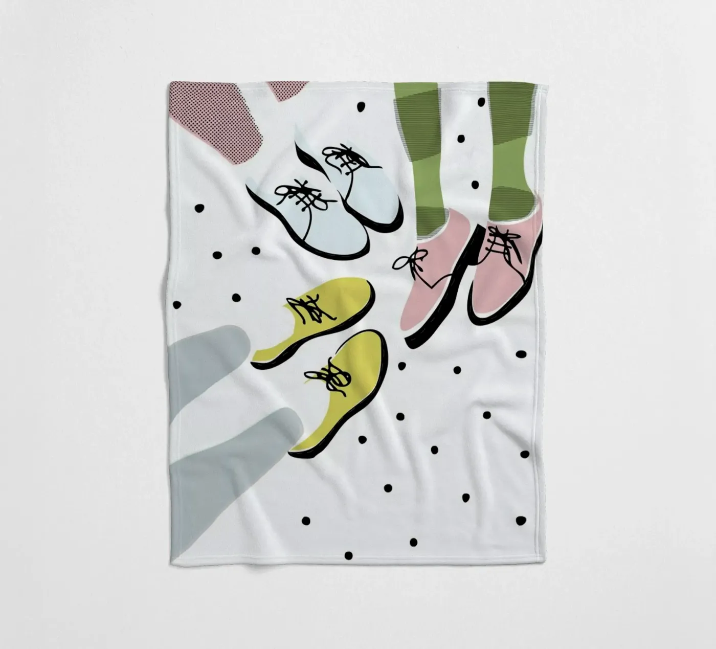 Three Pairs fleecedeken van Linda Gobeta
