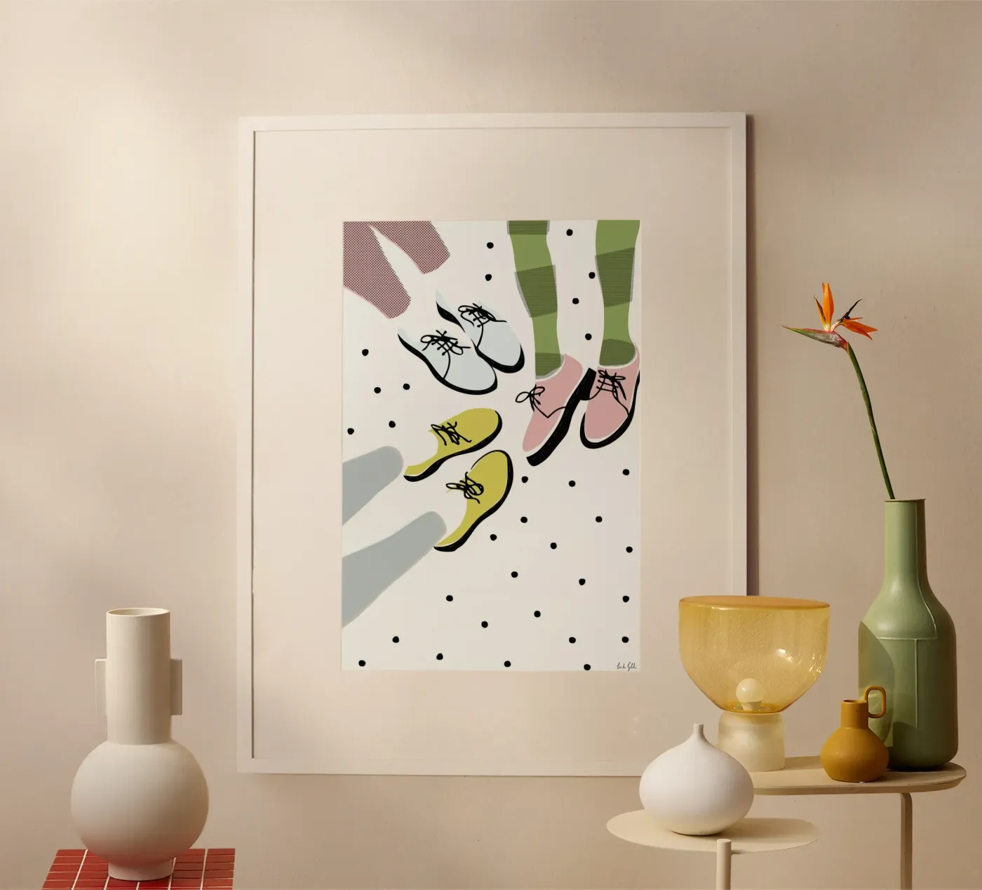 Three Pairs poster da Linda Gobeta