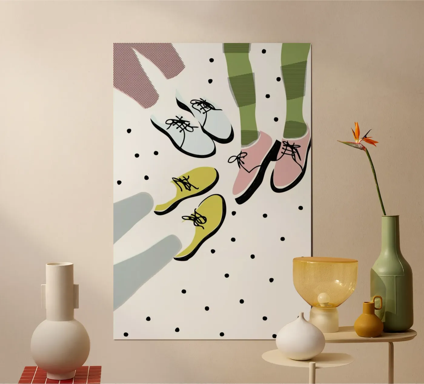 Three Pairs poster da Linda Gobeta