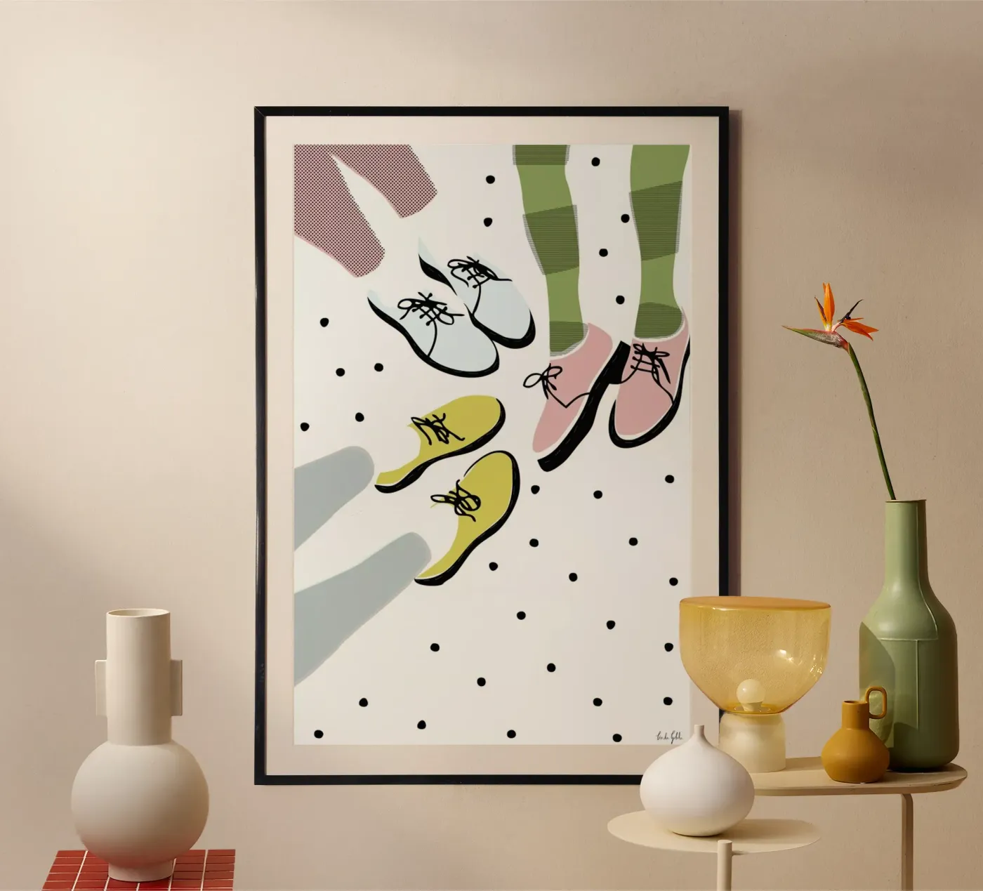 Three Pairs poster da Linda Gobeta