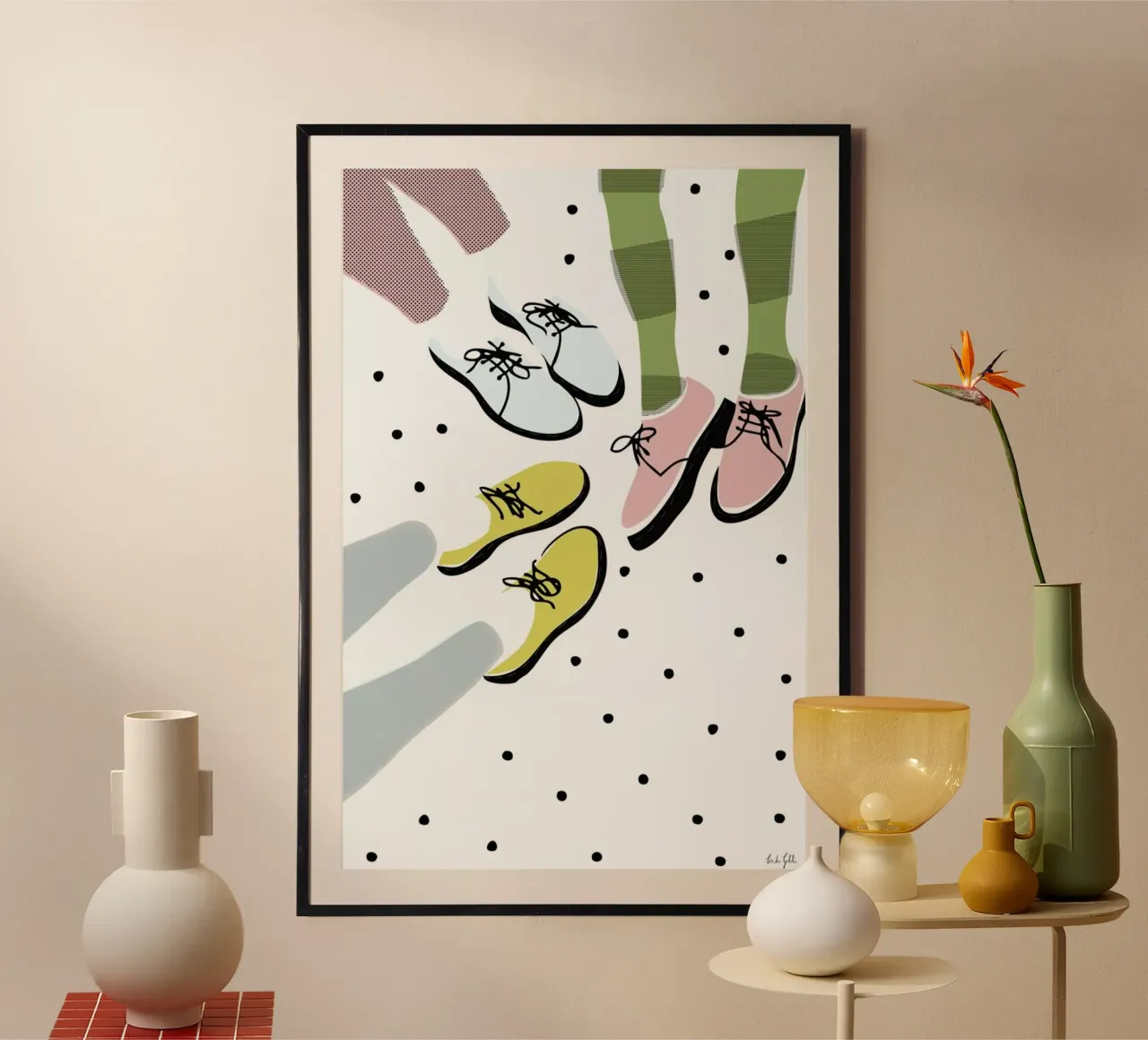 Three Pairs poster da Linda Gobeta