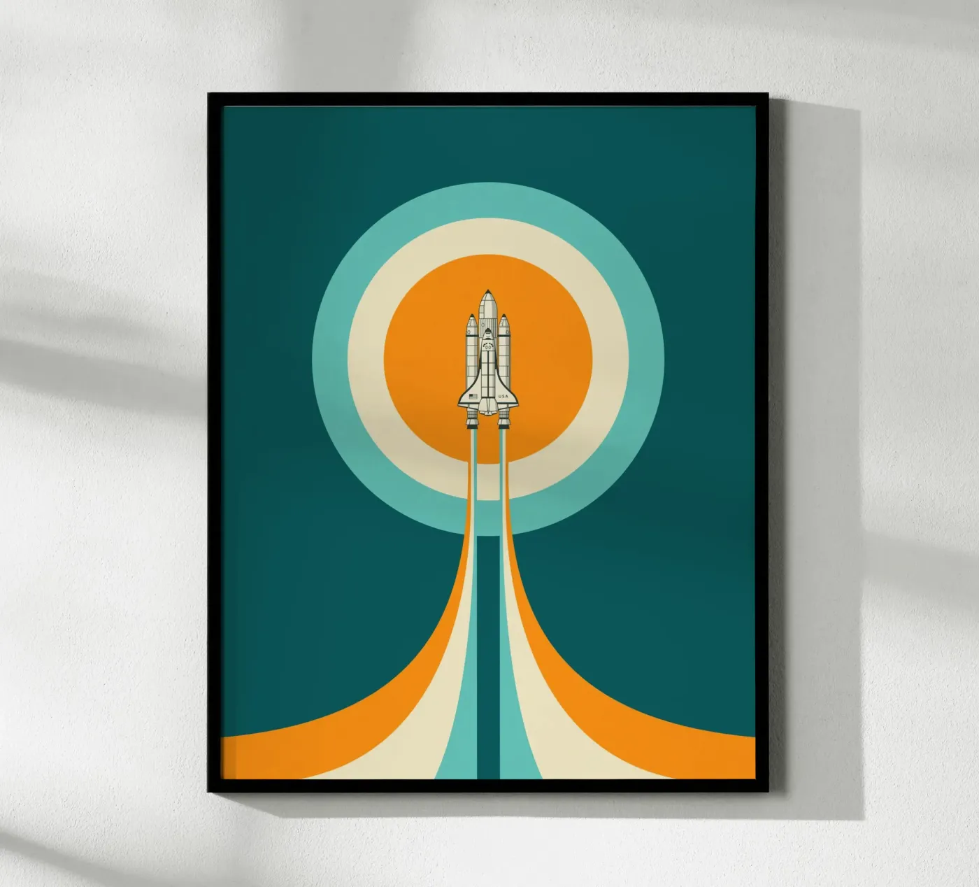 SPACE SHUTTLE poster by Jazzberry Blue