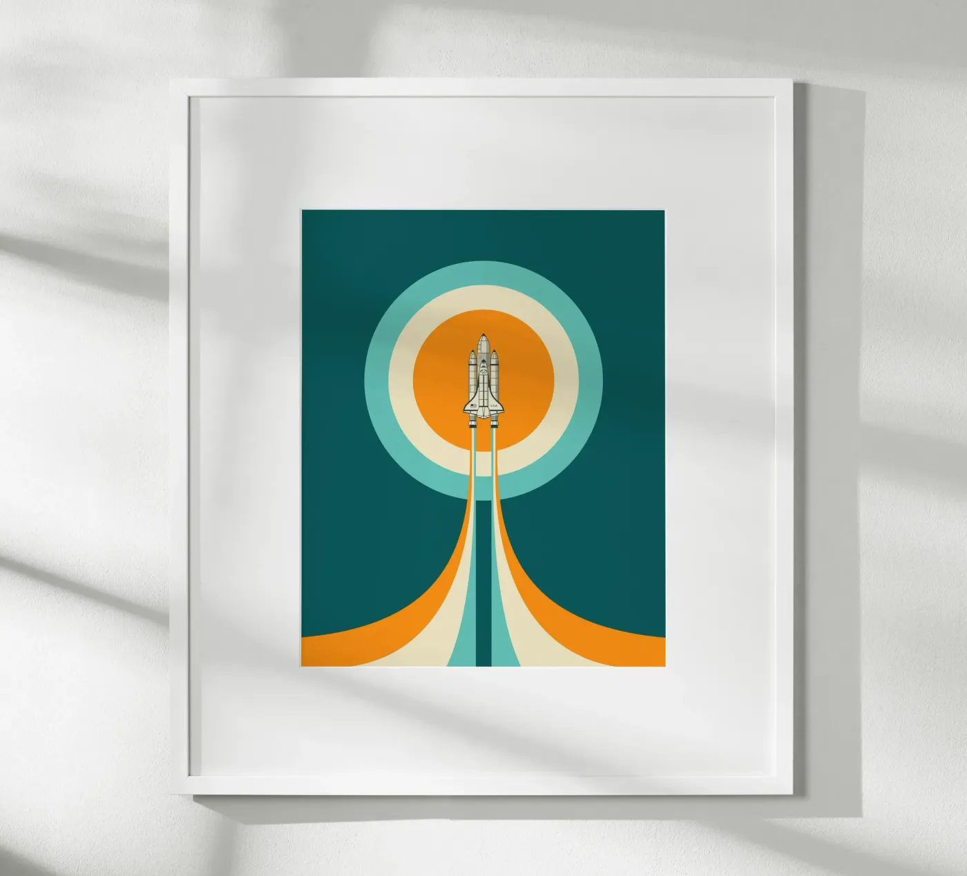SPACE SHUTTLE poster by Jazzberry Blue