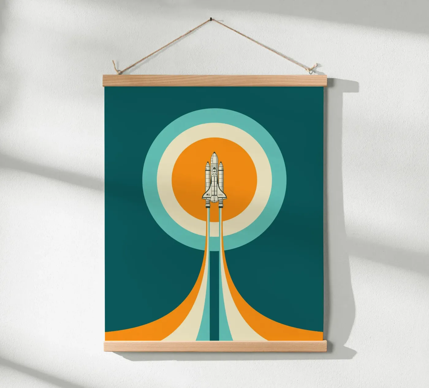 SPACE SHUTTLE poster by Jazzberry Blue