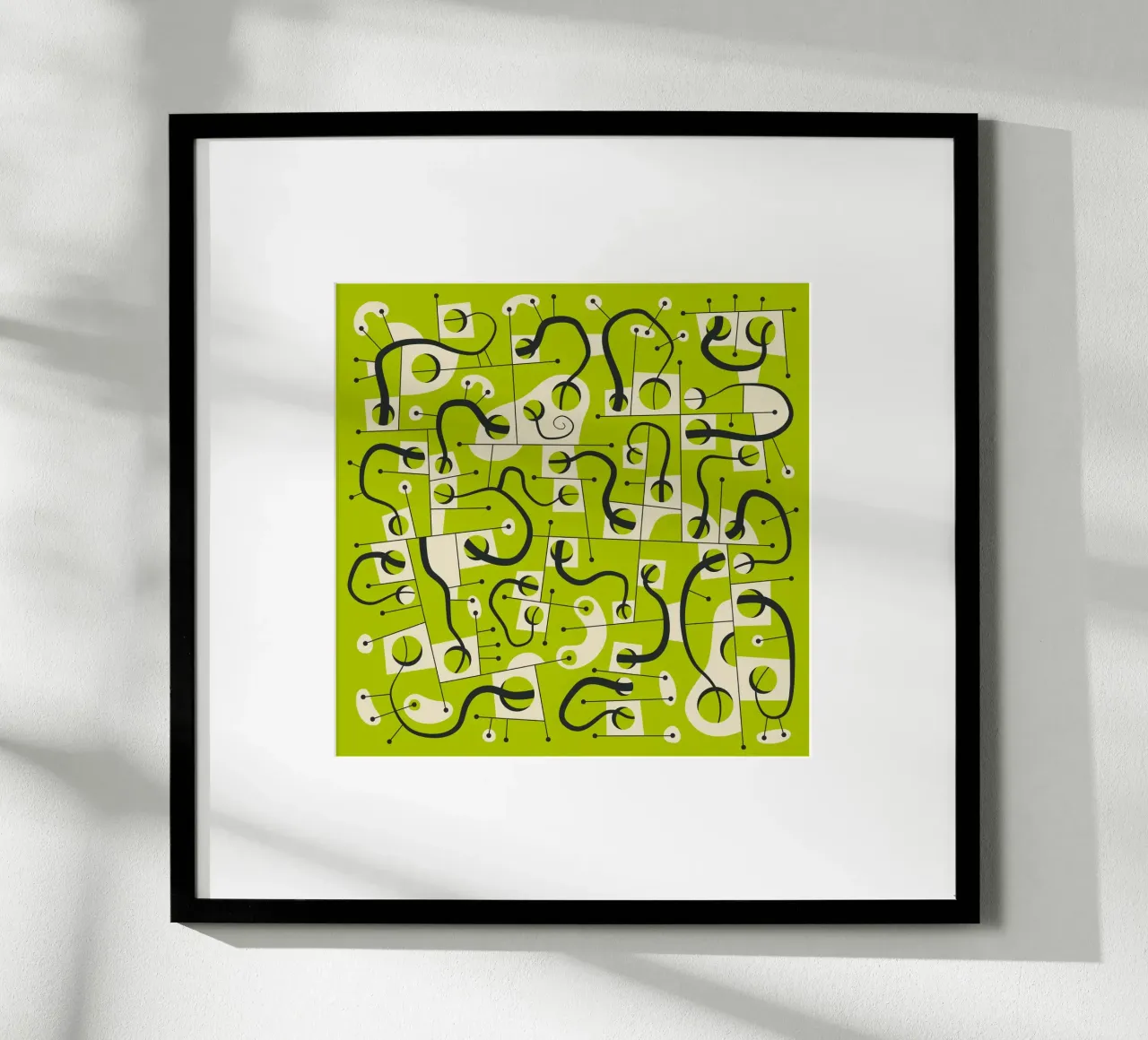 MONDI DIVERSI poster con telaio in alluminio da Jazzberry Blue