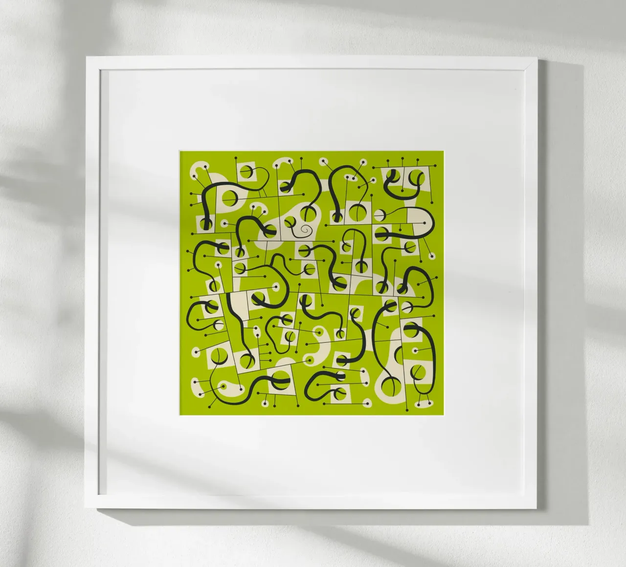 MONDI DIVERSI poster con telaio in alluminio da Jazzberry Blue
