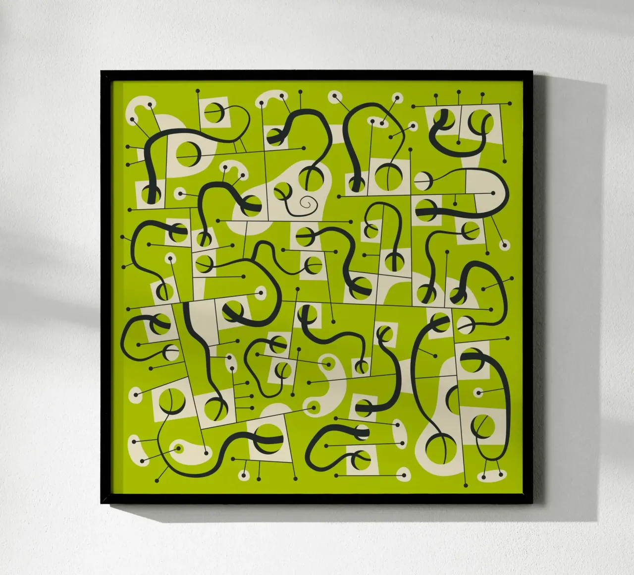 MONDI DIVERSI poster con telaio in alluminio da Jazzberry Blue