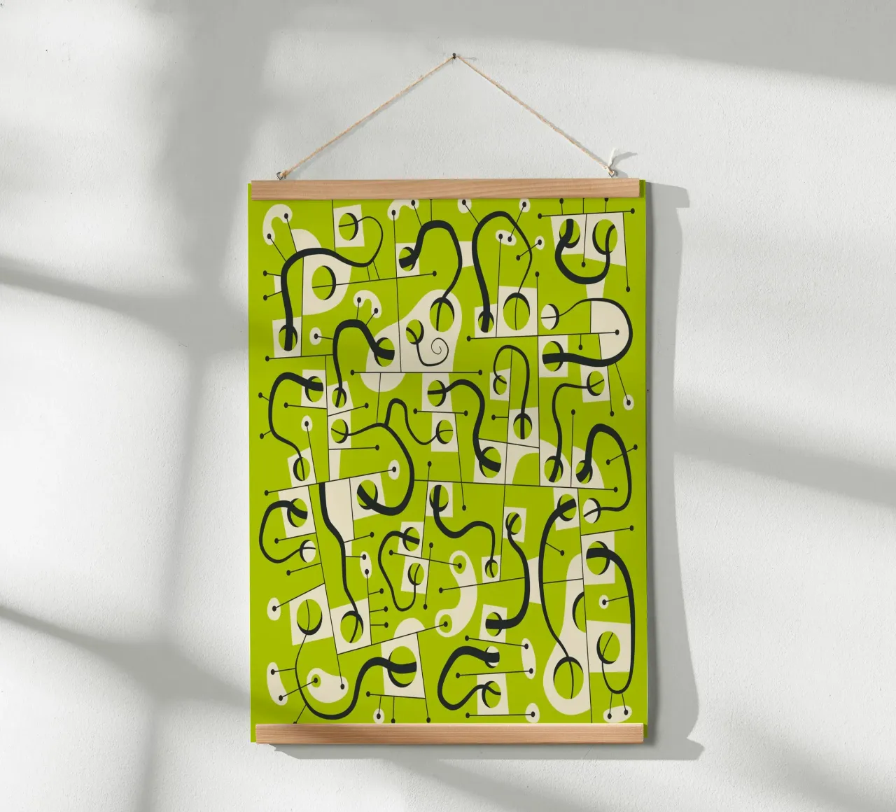 MONDI DIVERSI poster con telaio in alluminio da Jazzberry Blue