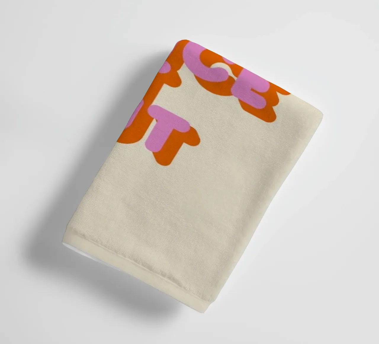 When in Doubt Dance It Out Fun Retro Typography towel by showmemars
