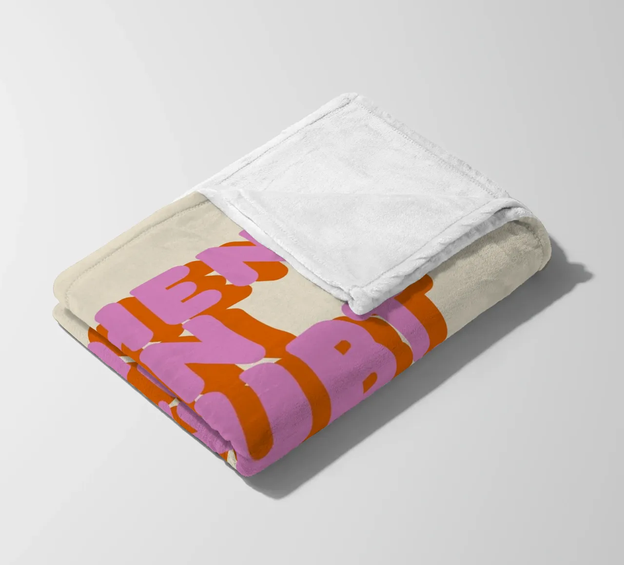When in Doubt Dance It Out Fun Retro Typography coperta in pile da showmemars