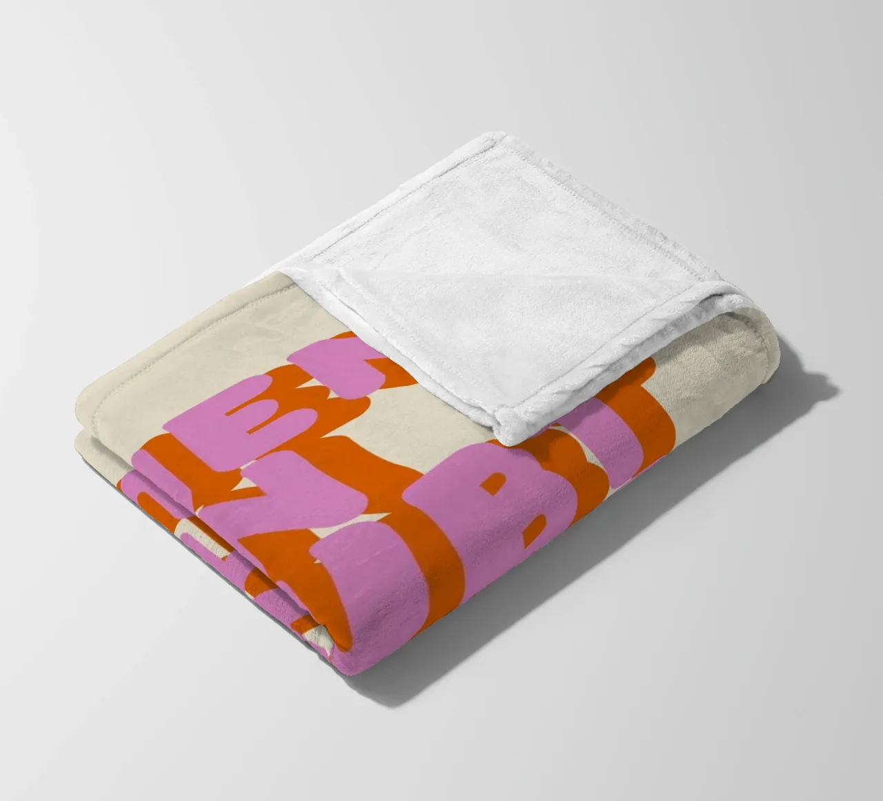 When in Doubt Dance It Out Fun Retro Typography coperta in pile da showmemars