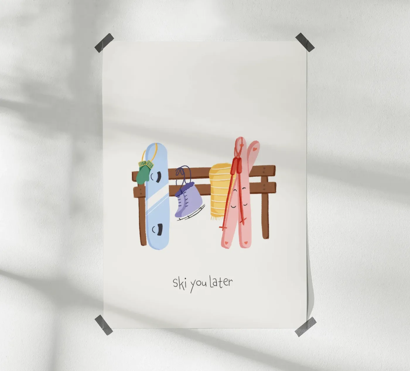 Ski you later poster da Papergreyy