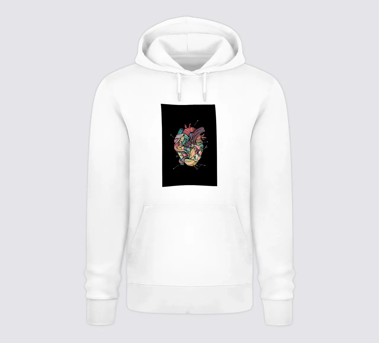 Heart felpa con cappuccio da Ninhol