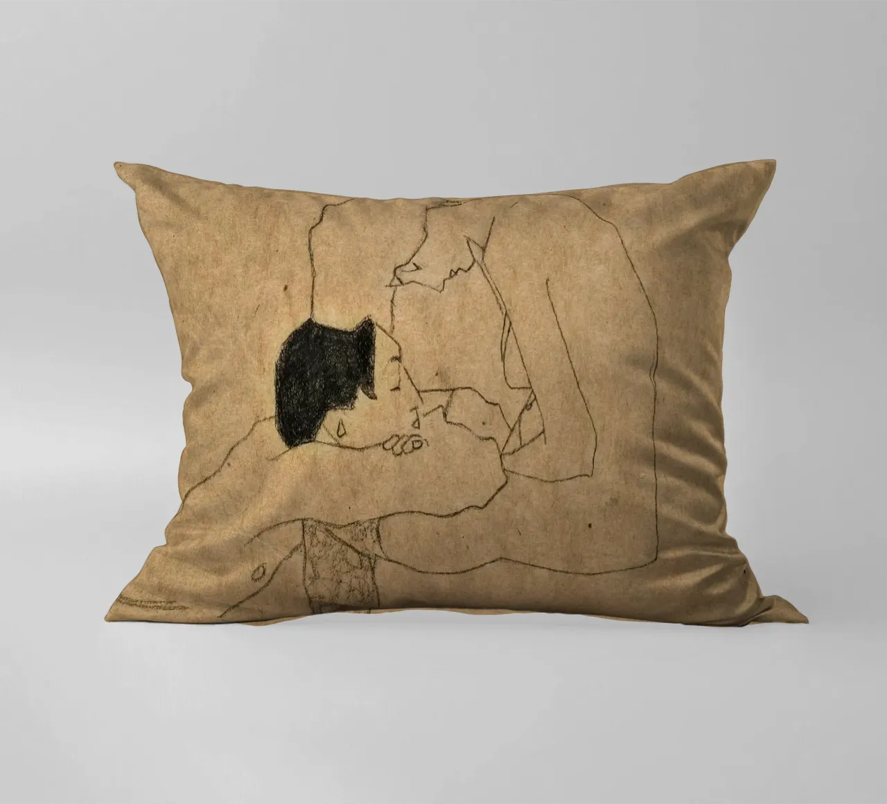 Egon Schiele - Amanti cuscino da William Store