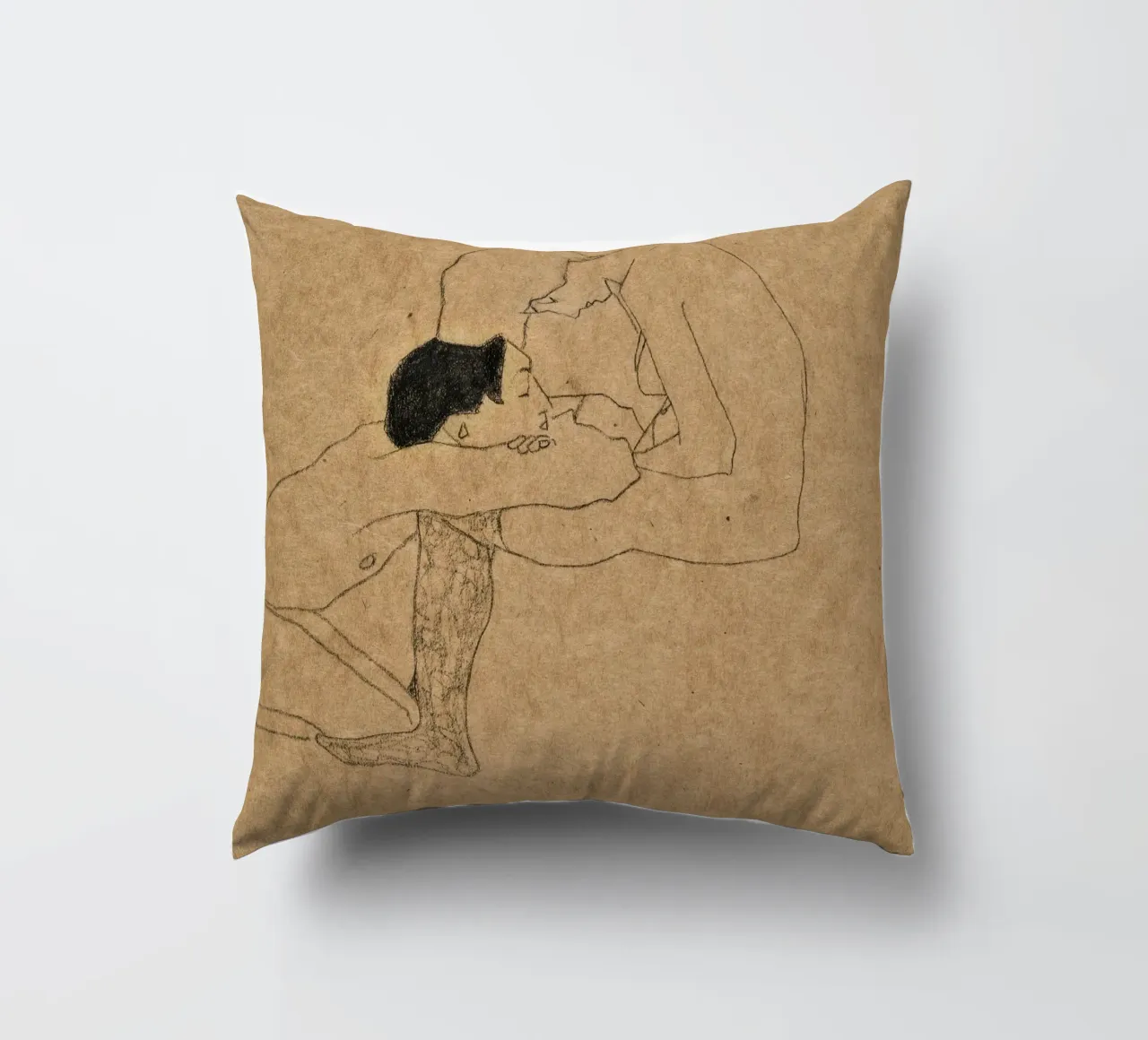 Egon Schiele - Amanti cuscino da William Store