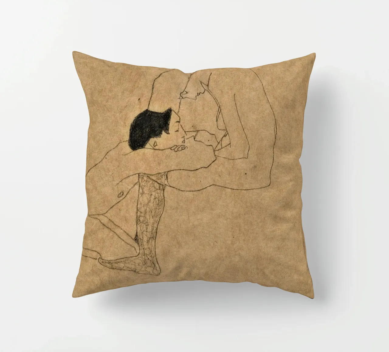 Egon Schiele - Amanti cuscino da William Store