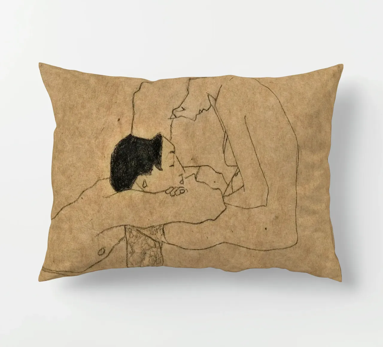 Egon Schiele - Amanti cuscino da William Store