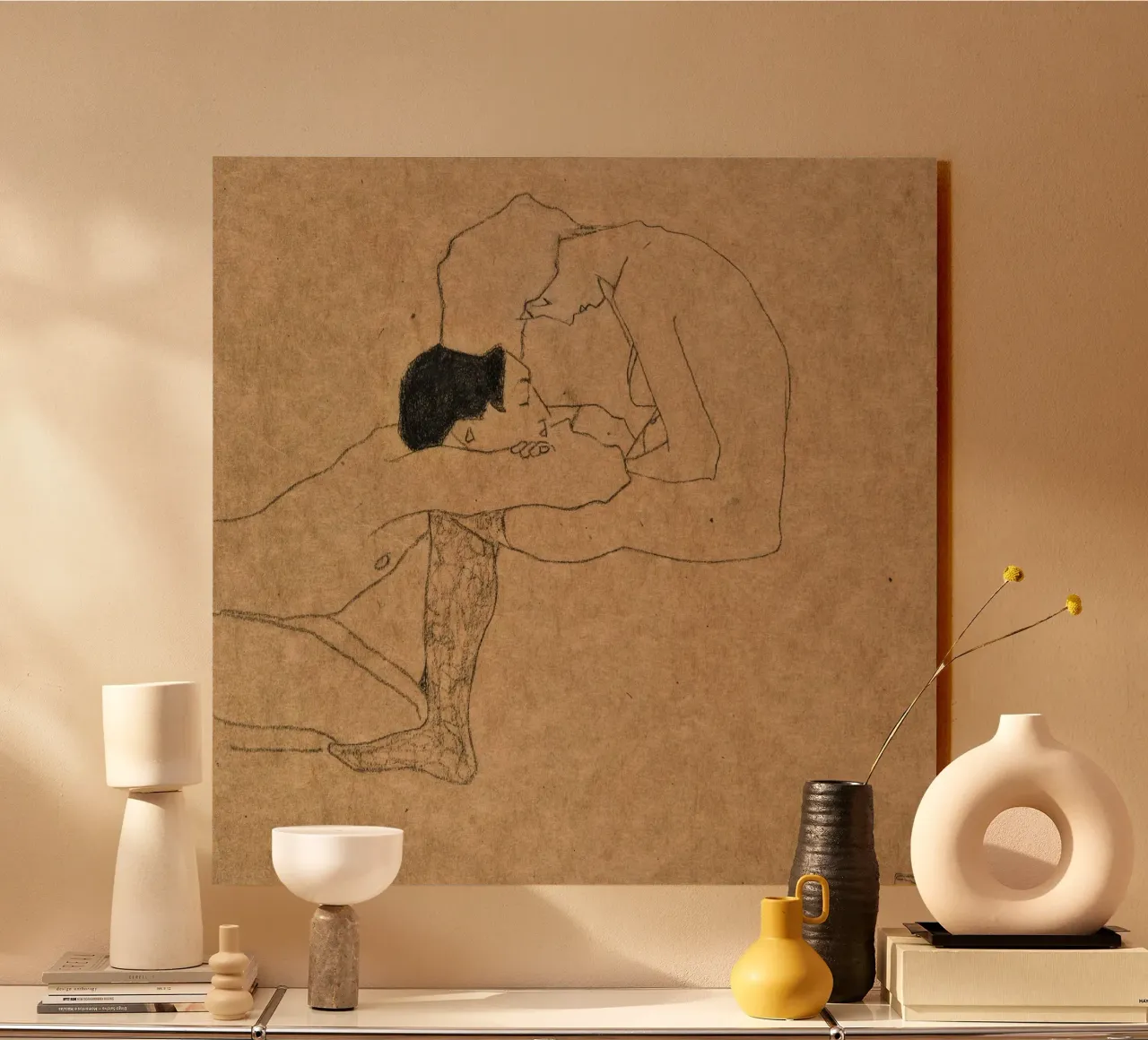 Egon Schiele - Amanti plexiglass da William Store