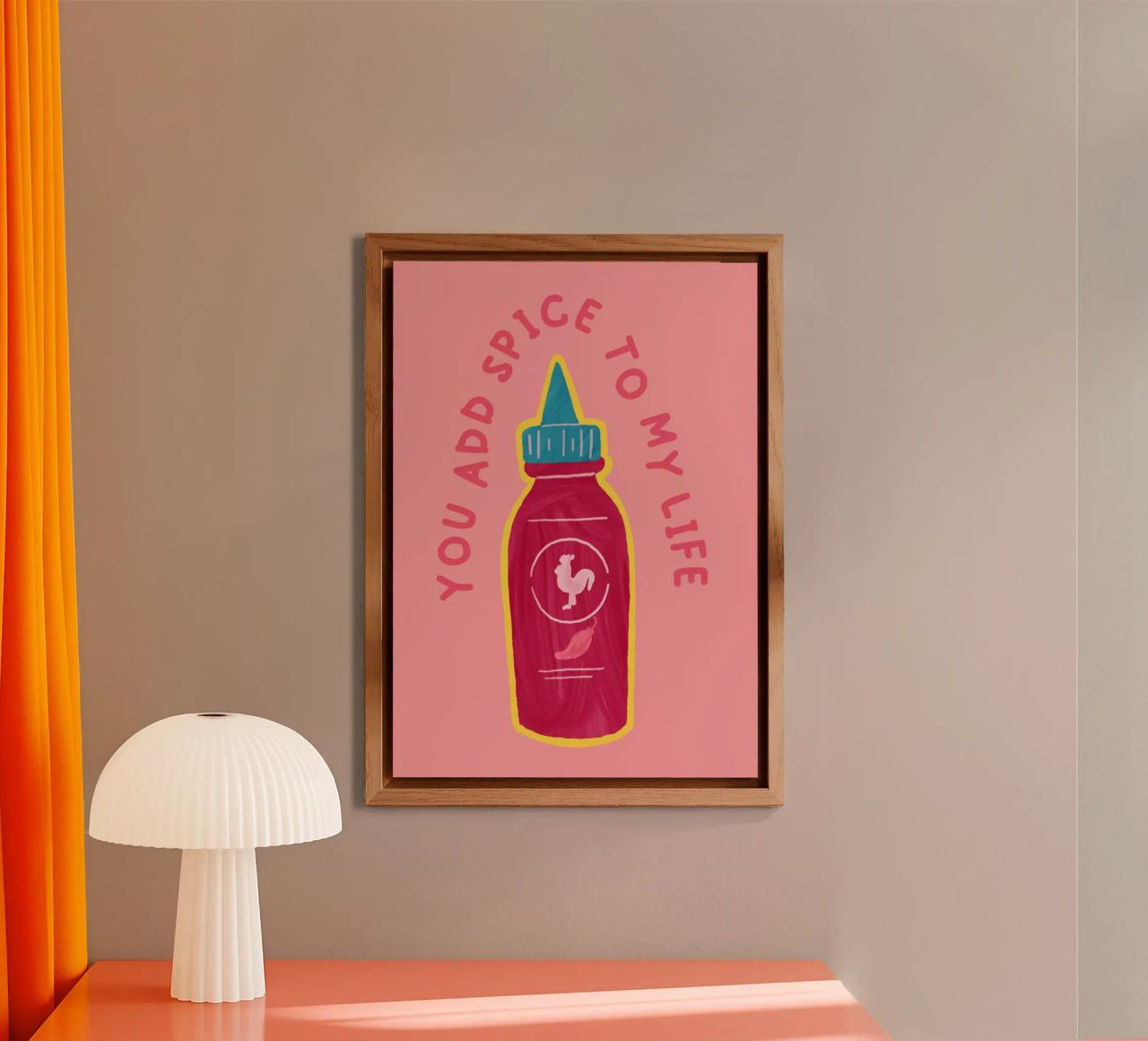 You Add the Spice to My Life | Playful & Romantic Print alluminio dibond da PrintCessStudio