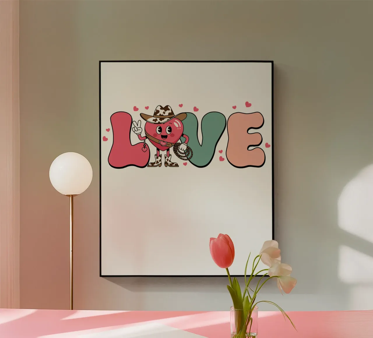 LOVE acrylic glass by edsonramosart