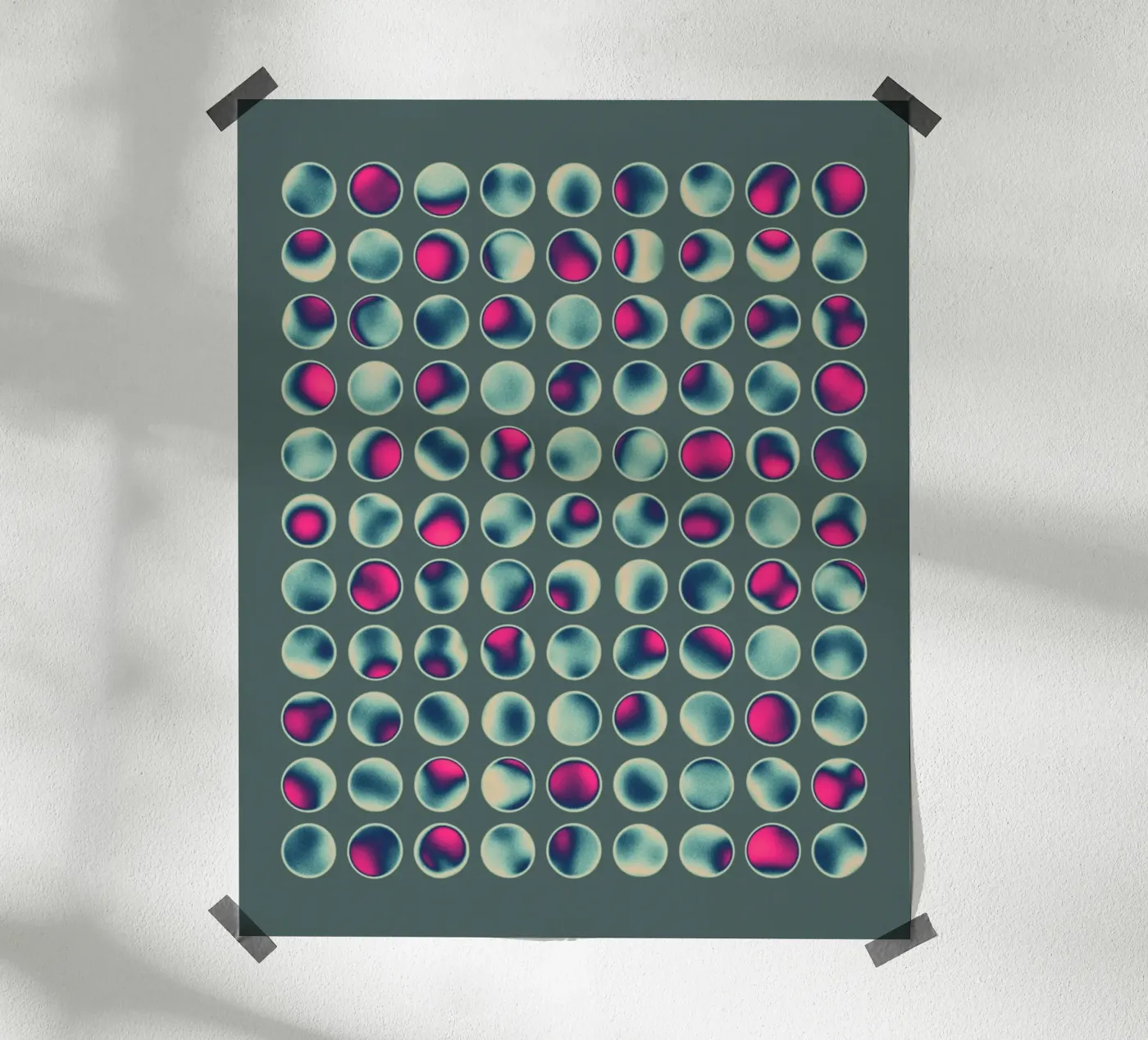 ORBS poster van Jazzberry Blue