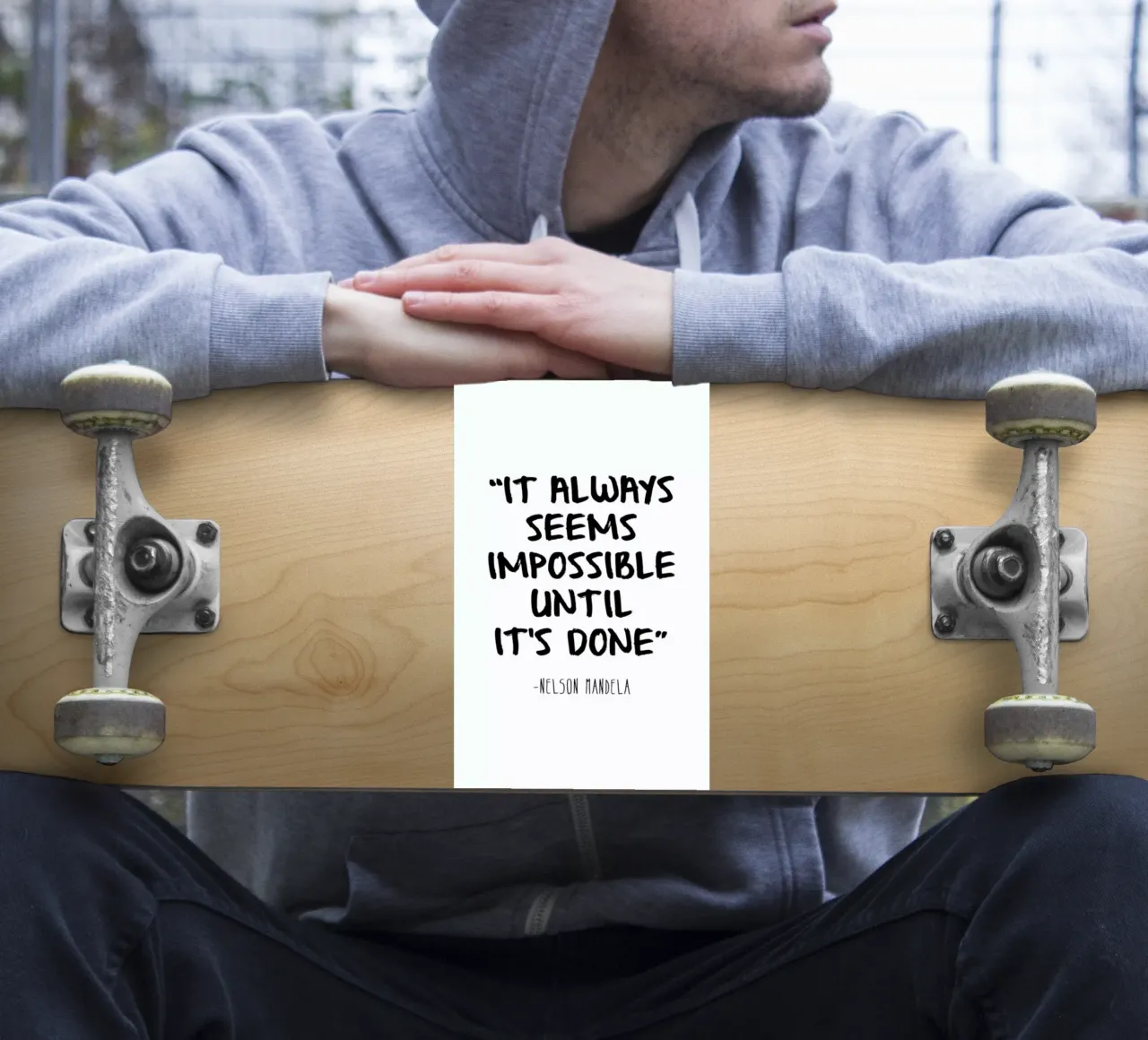 Impossible sticker by Mottos by Sinan Saydik