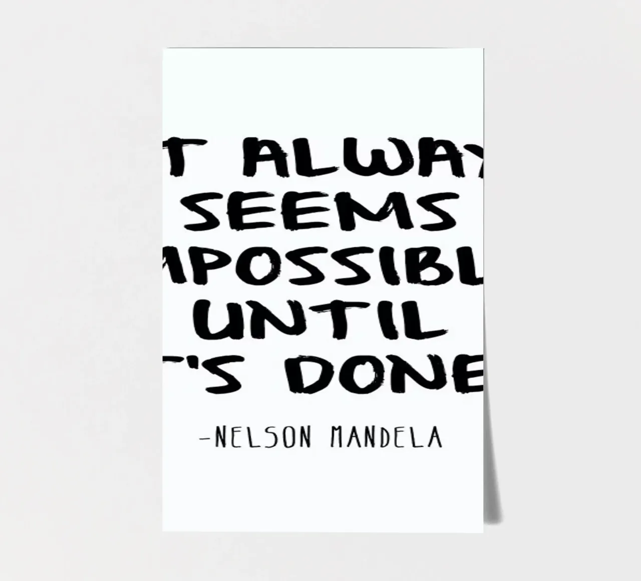 Impossible sticker sheet by Mottos by Sinan Saydik