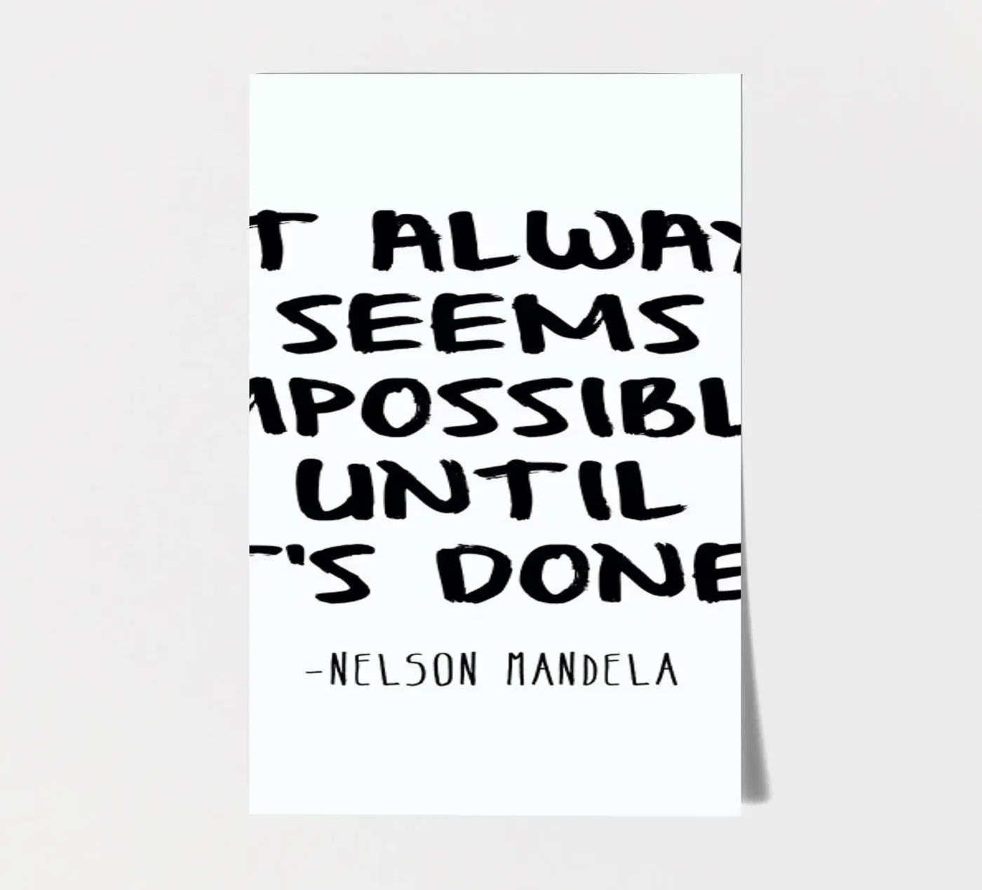 Impossible sticker sheet by Mottos by Sinan Saydik