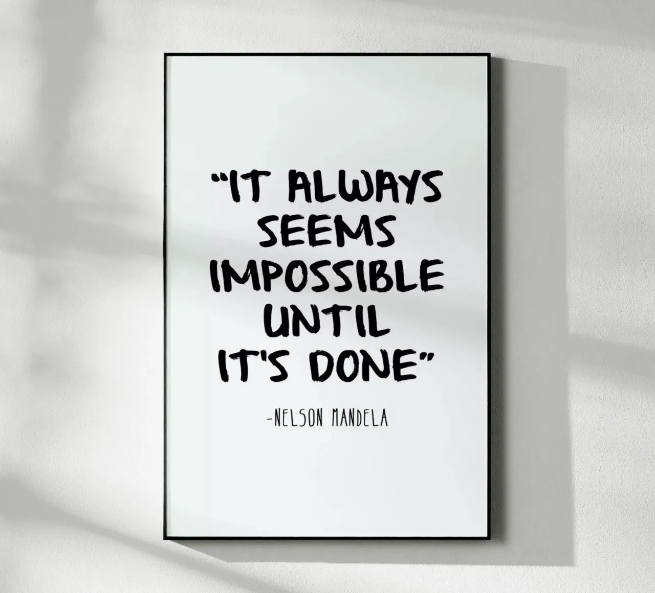 Impossible acryl van Mottos by Sinan Saydik