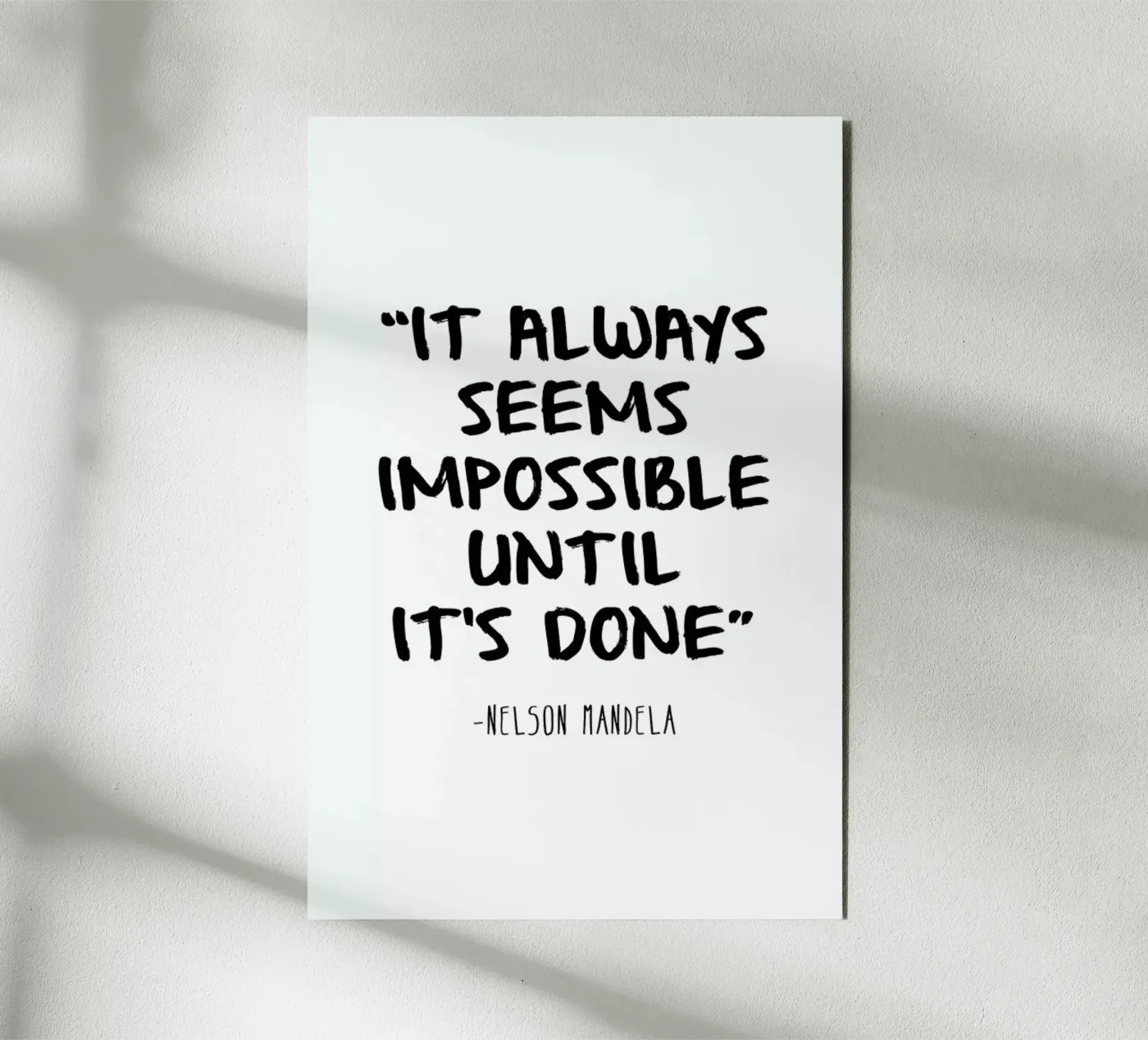 Impossible alluminio dibond da Mottos by Sinan Saydik