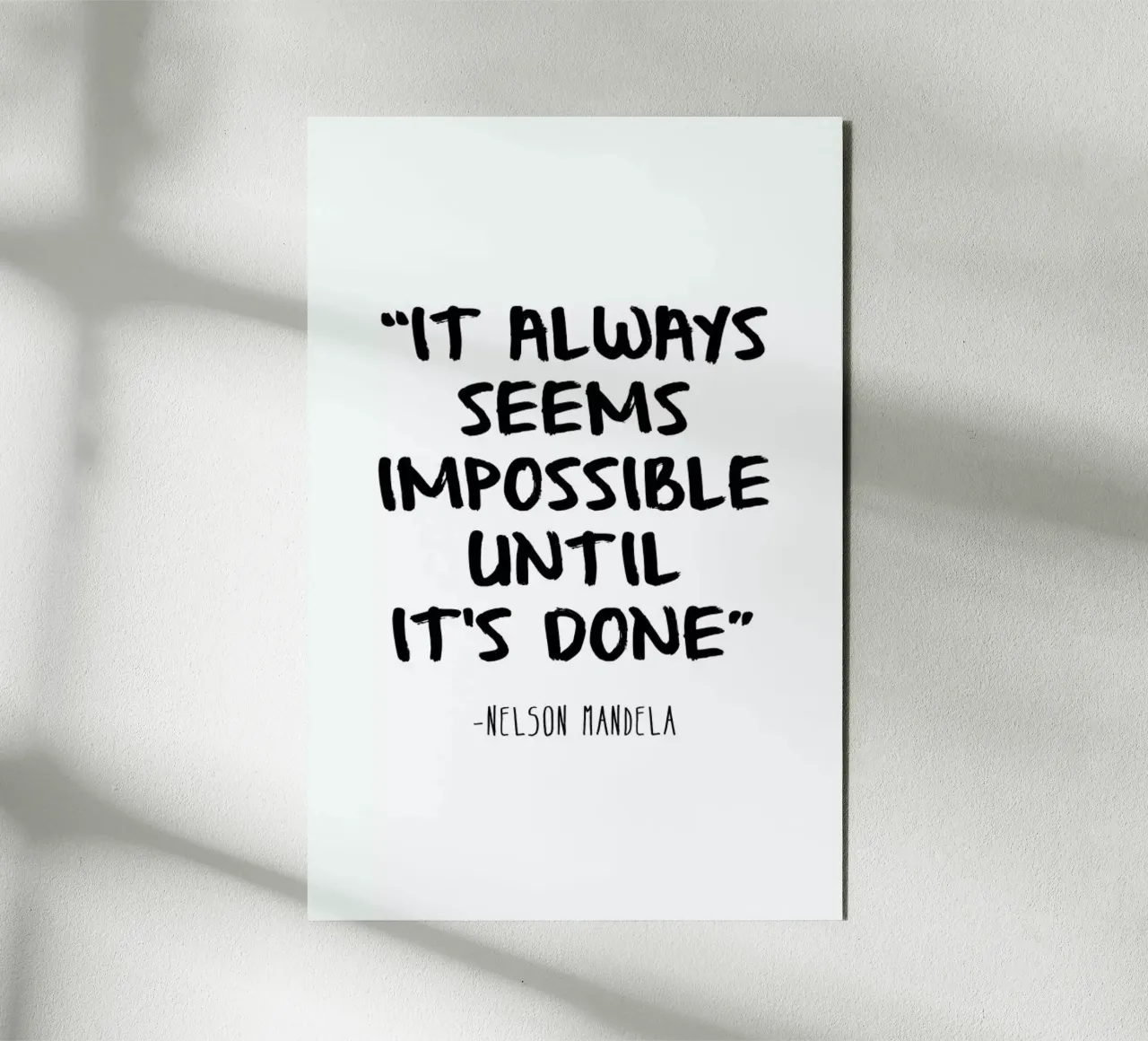 Impossible alu dibond de Mottos by Sinan Saydik