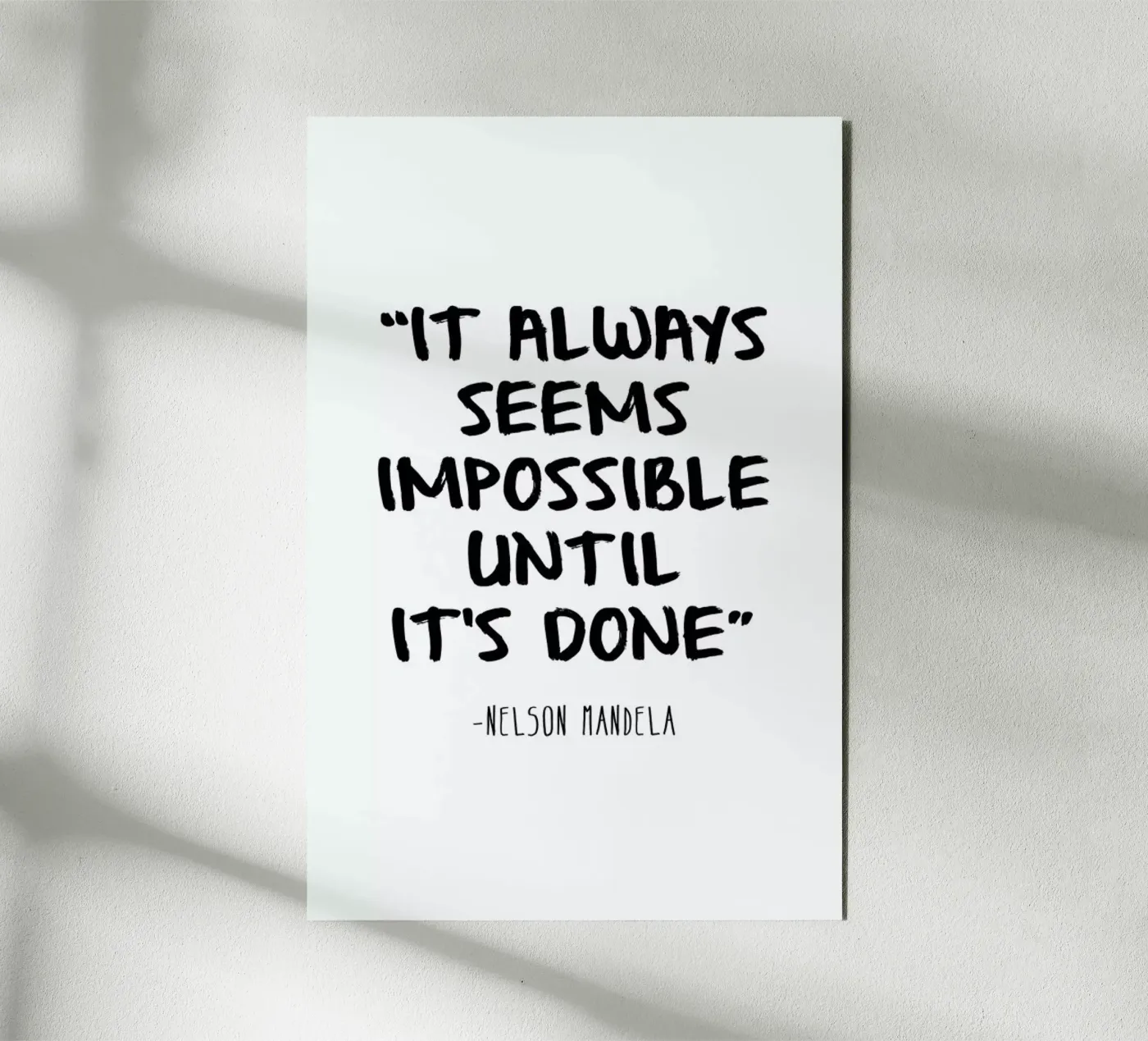 Impossible forex-plaat van Mottos by Sinan Saydik