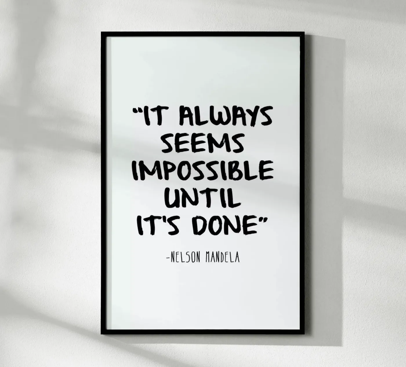 Impossible Poster von Mottos by Sinan Saydik