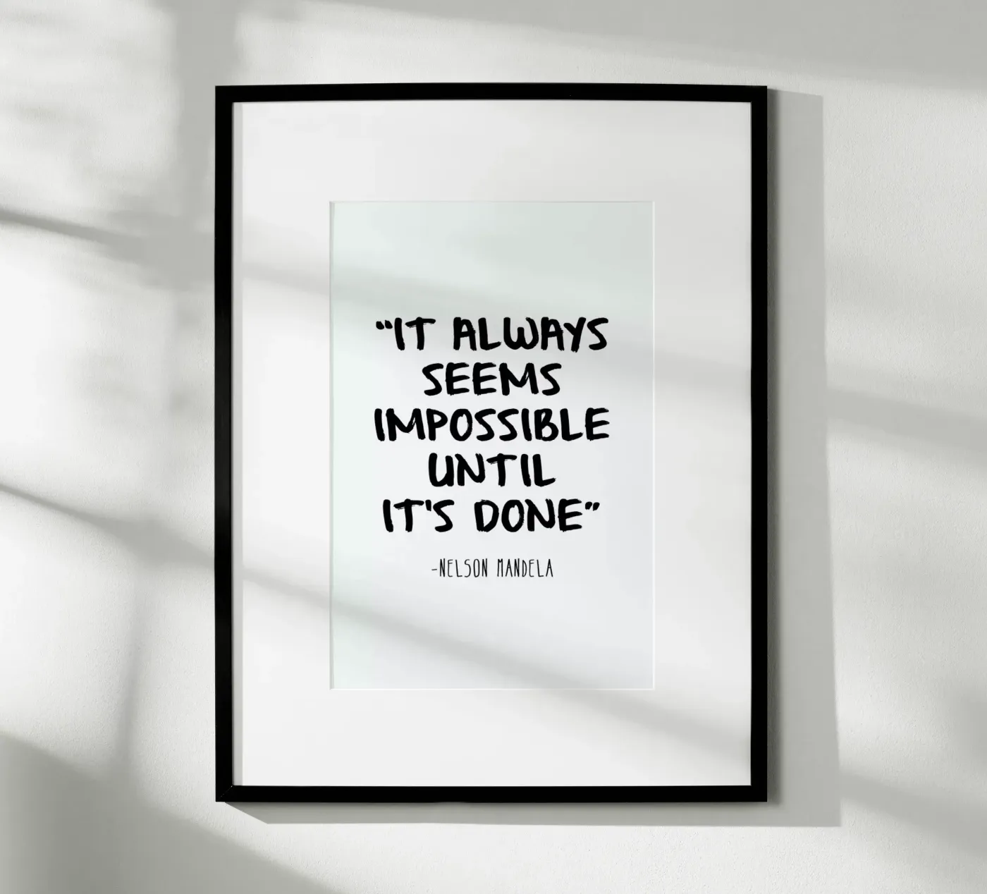 Impossible Poster von Mottos by Sinan Saydik