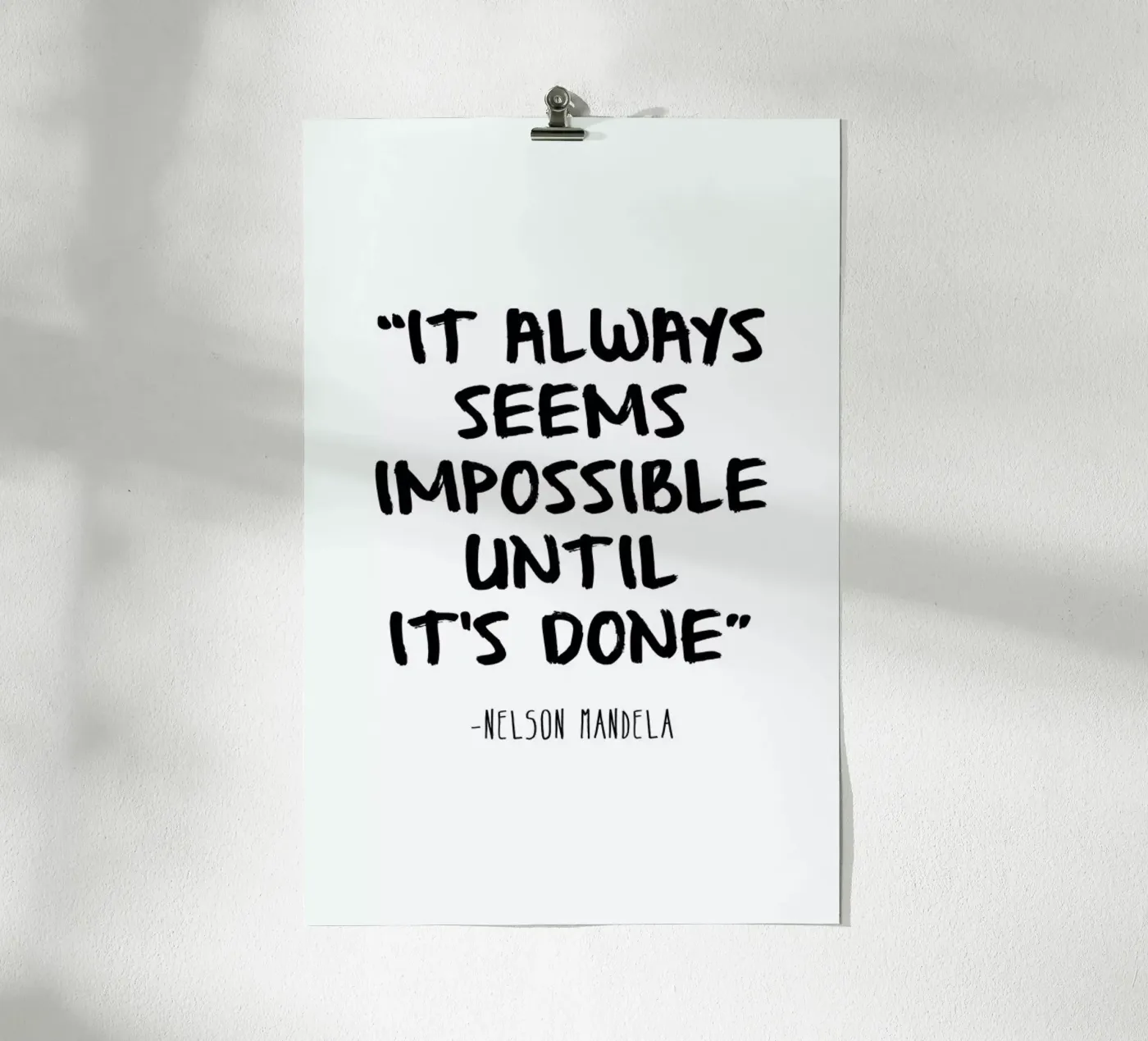 Impossible poster da Mottos by Sinan Saydik