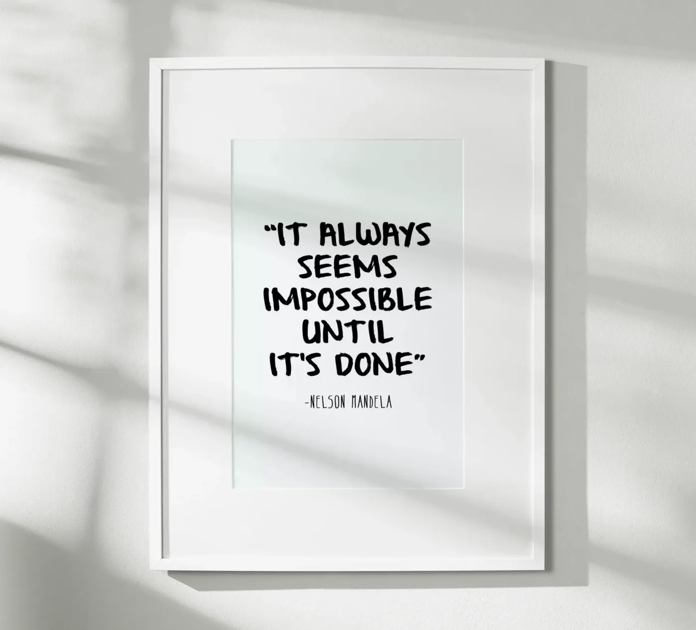 Impossible Poster von Mottos by Sinan Saydik