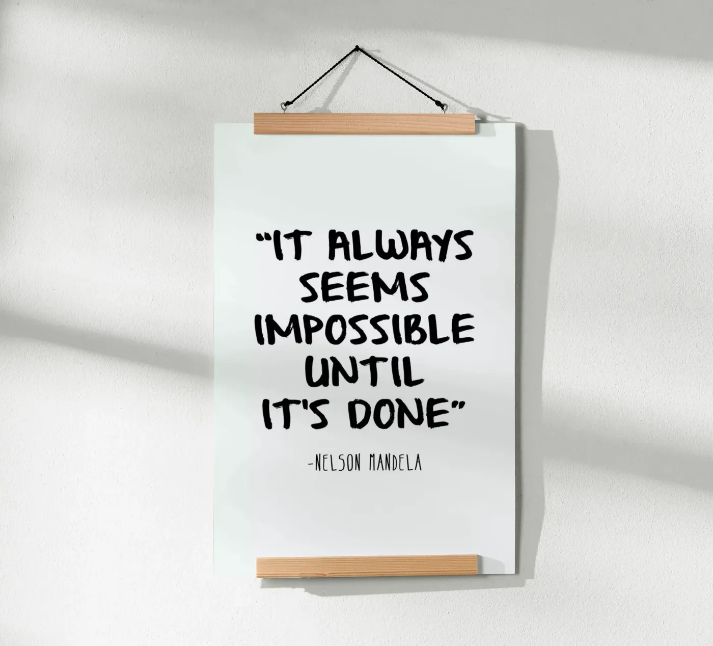 Impossible Poster von Mottos by Sinan Saydik