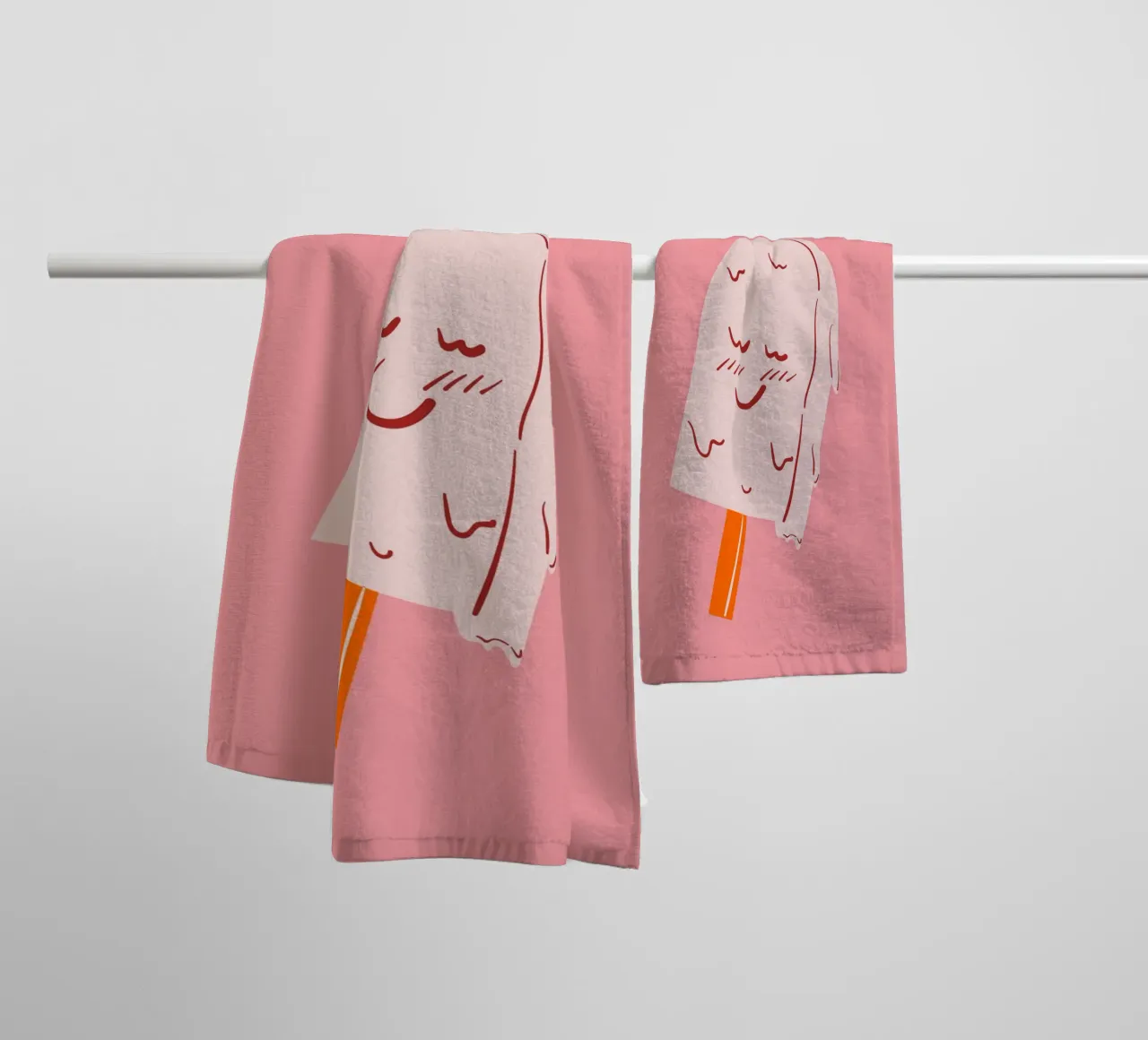 You Make Me Melt | Cute & Playful Love Print Handtuch von PrintCessStudio
